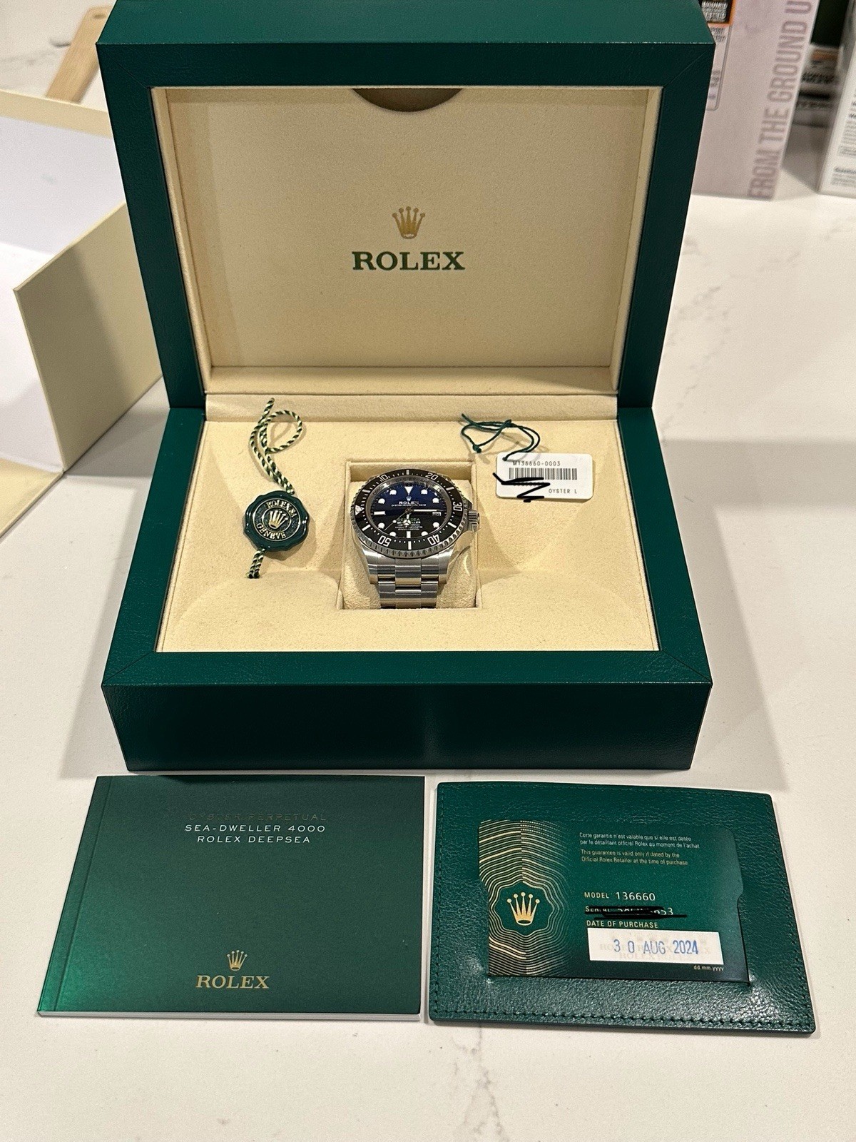 Rolex Sea-Dweller Deepsea James Cameron 136660 SS Oyster D-Blue Dial Auto 44mm