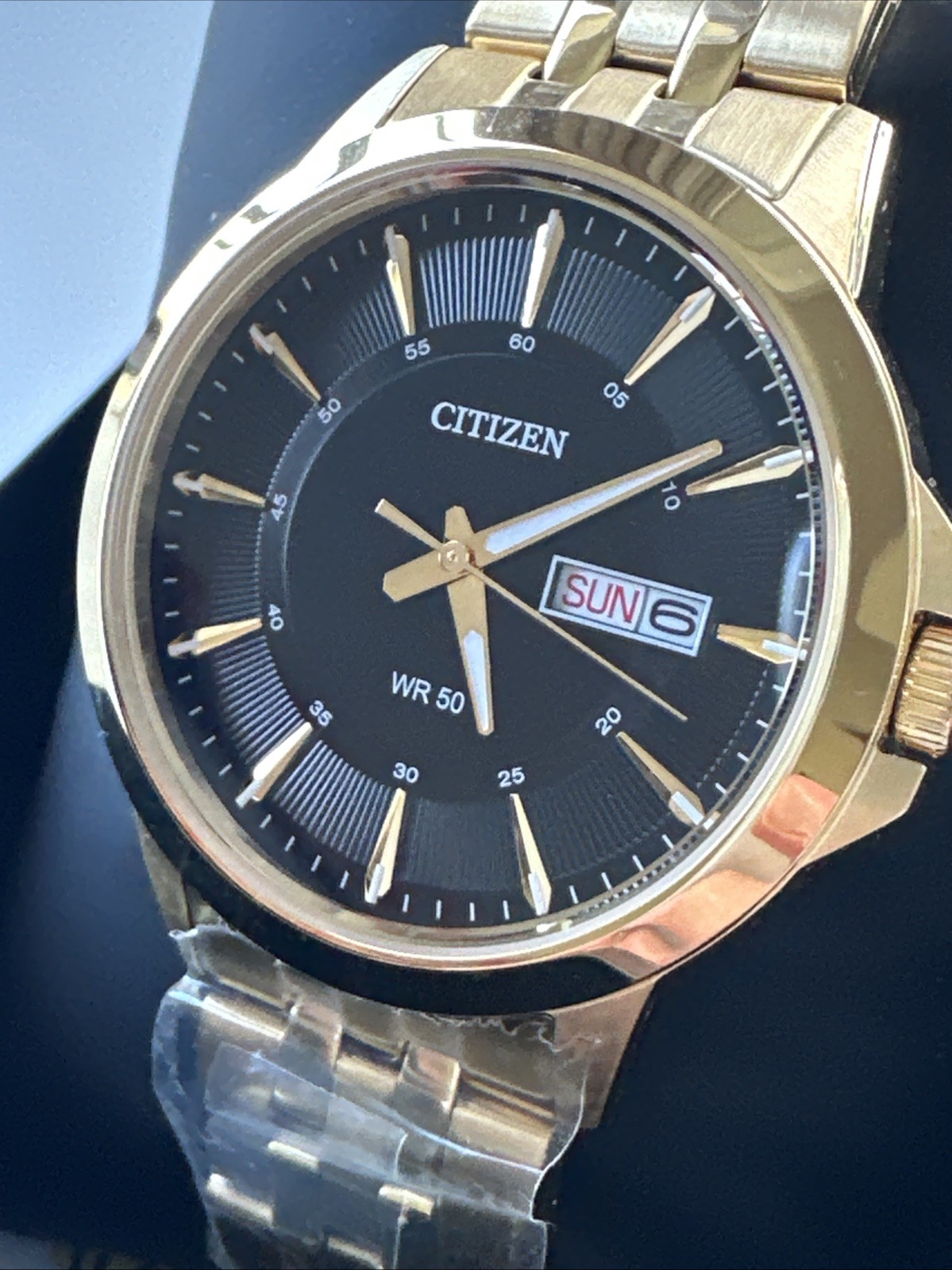 Citizen Quartz Black Dial Gold-tone Men’s Watch BF2013-56E