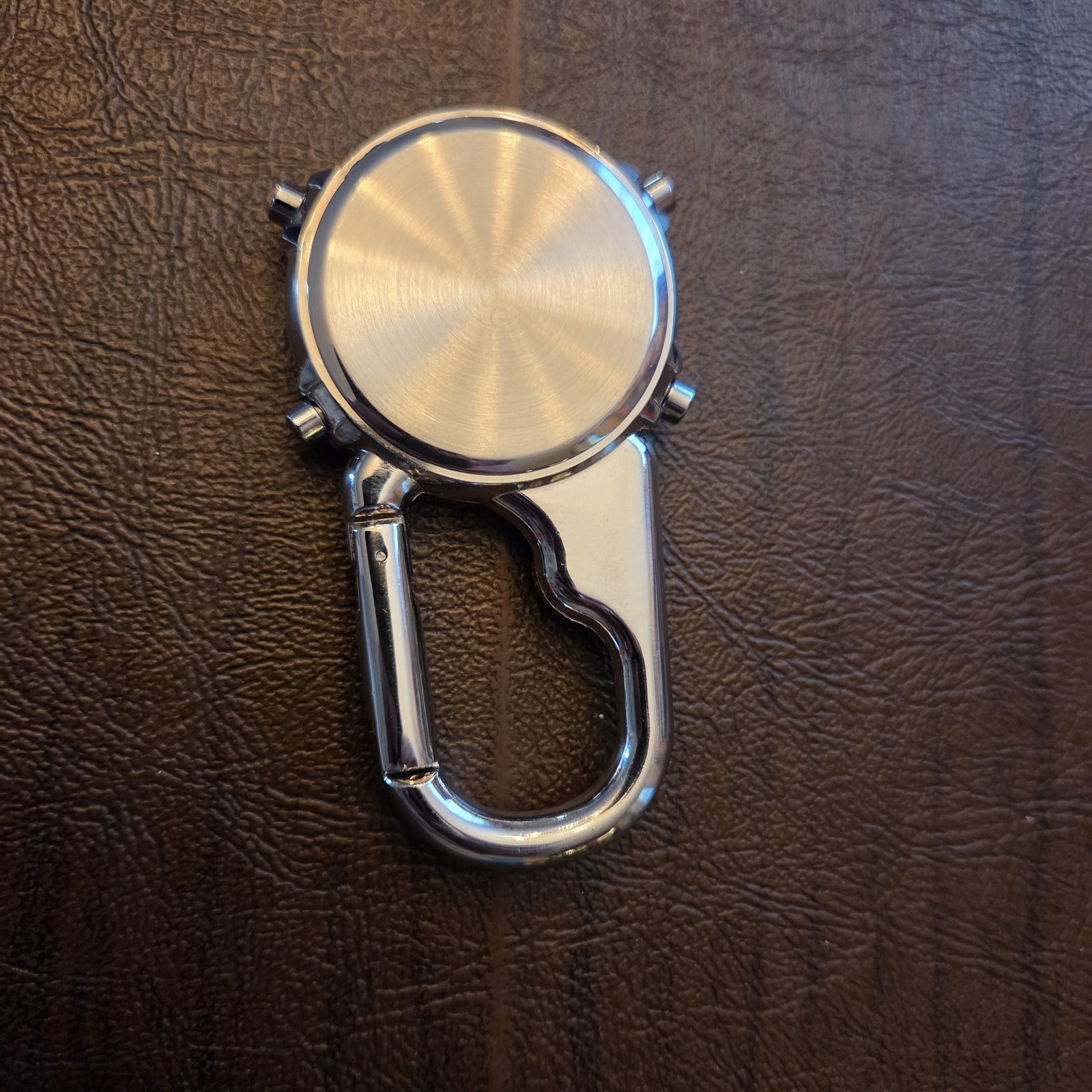 Multifunction Outdoors Backpack Clip-On Carabiner Compass Date Digital Fob Watch