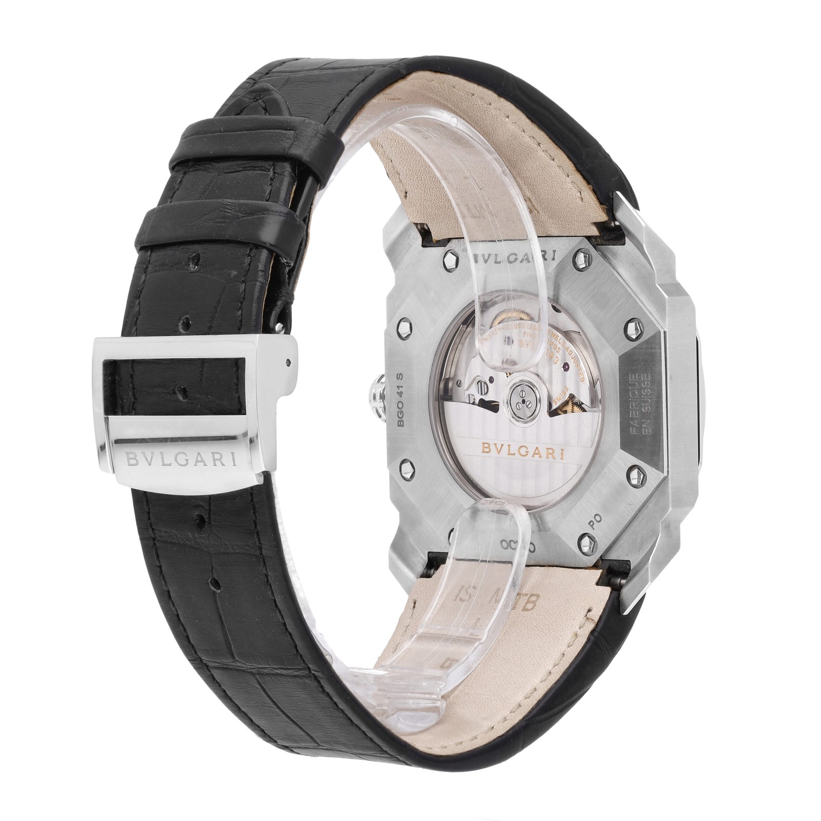 Bulgari Octo Solotempo Black Dial 41.5mm Automatic Men’s Watch 101964