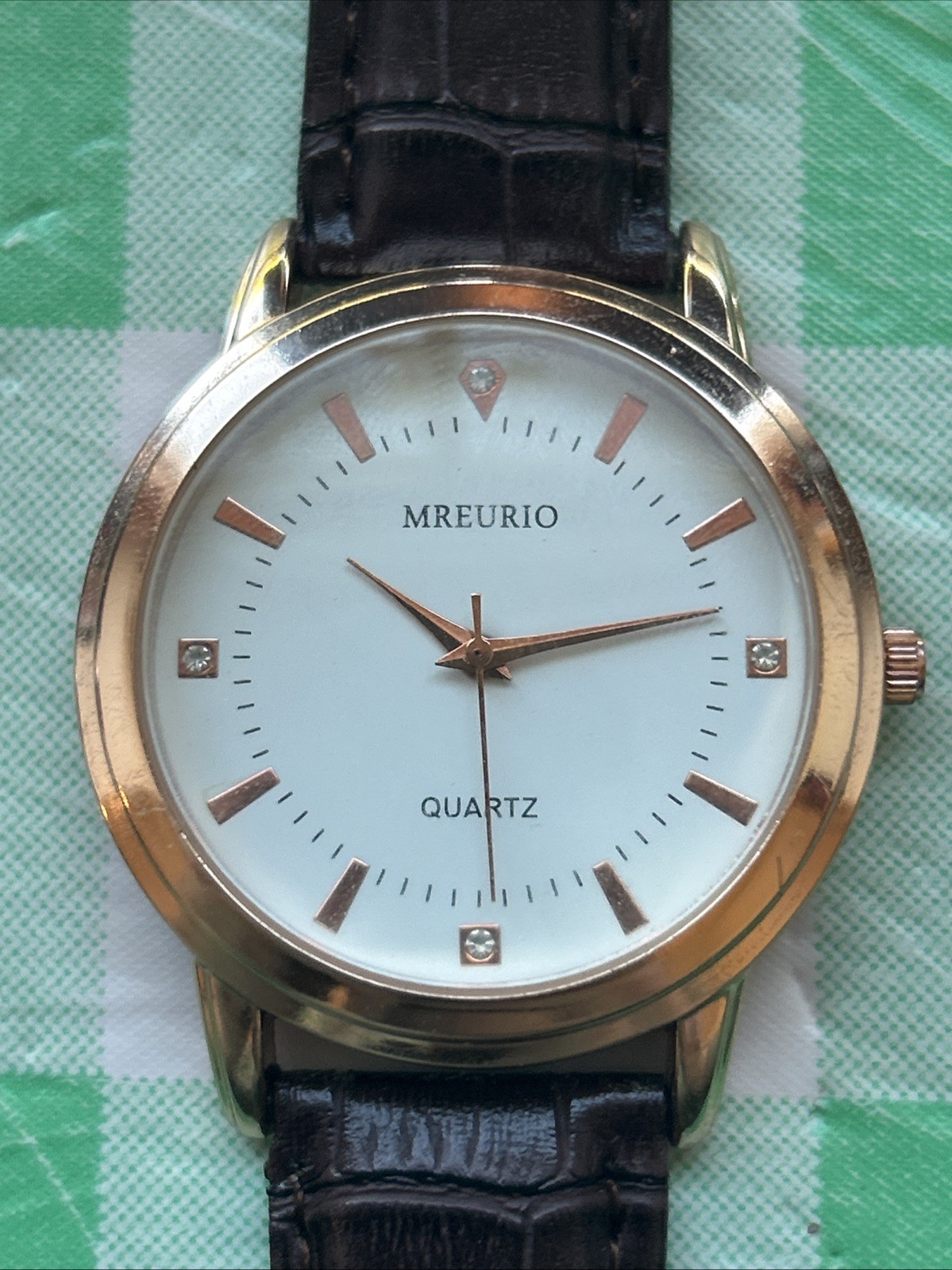 Mreurio Rose Gold Tone Men’s Quartz Watc