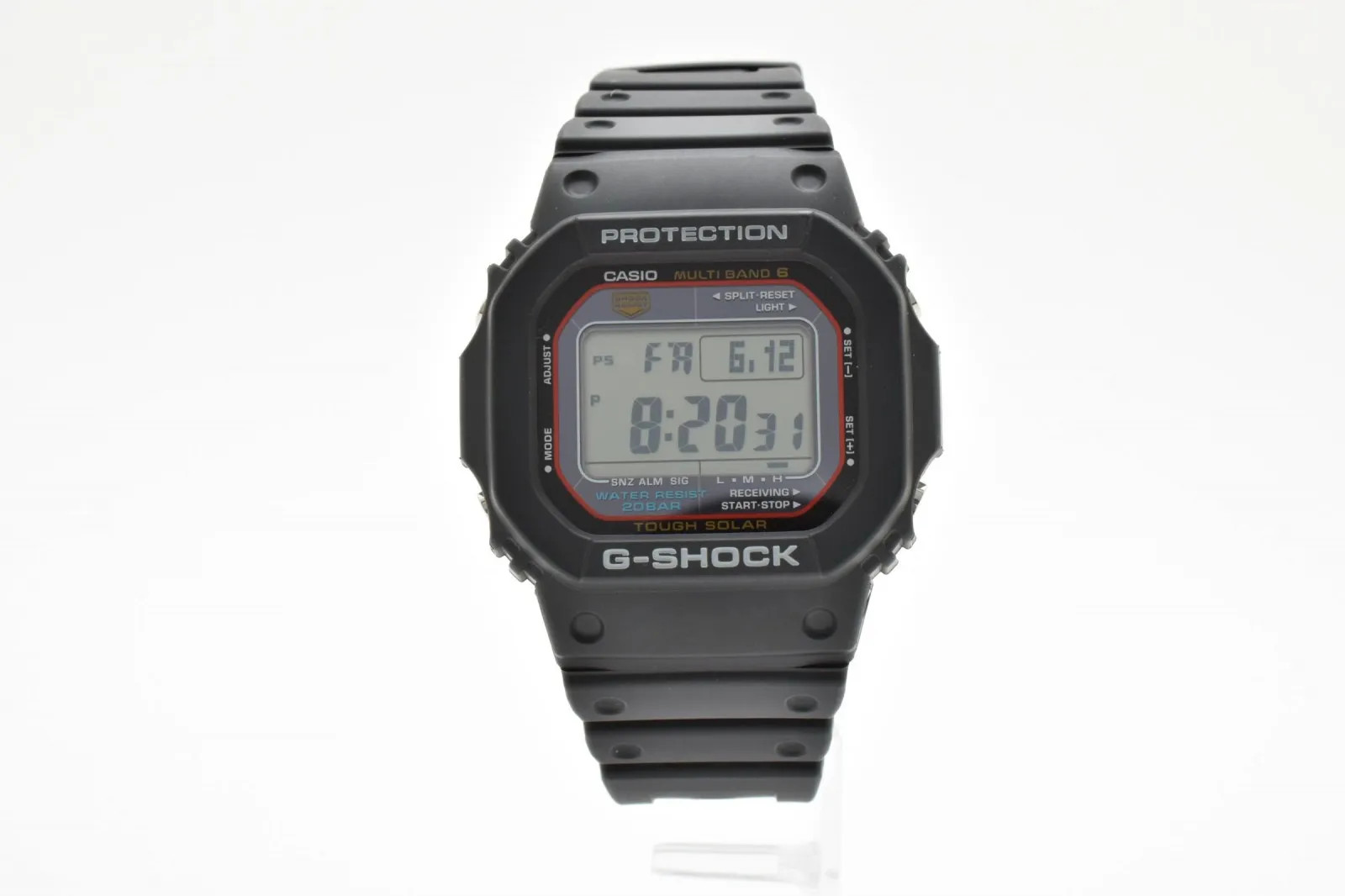 CASIO G-SHOCK GW-M5610U Radio-Controlled Solar Digital Men’s Watch, Square,