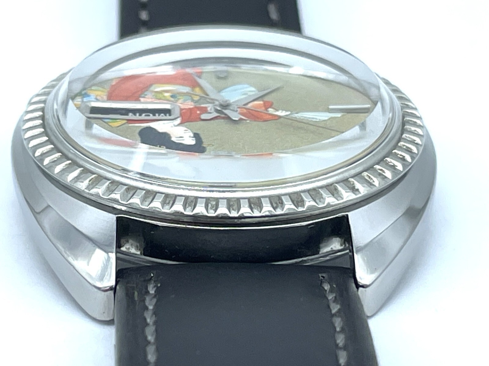 Vintage UKIYOE SEIKO 5 Automatic Watch New Glass Shouen Uemura Jonomai
