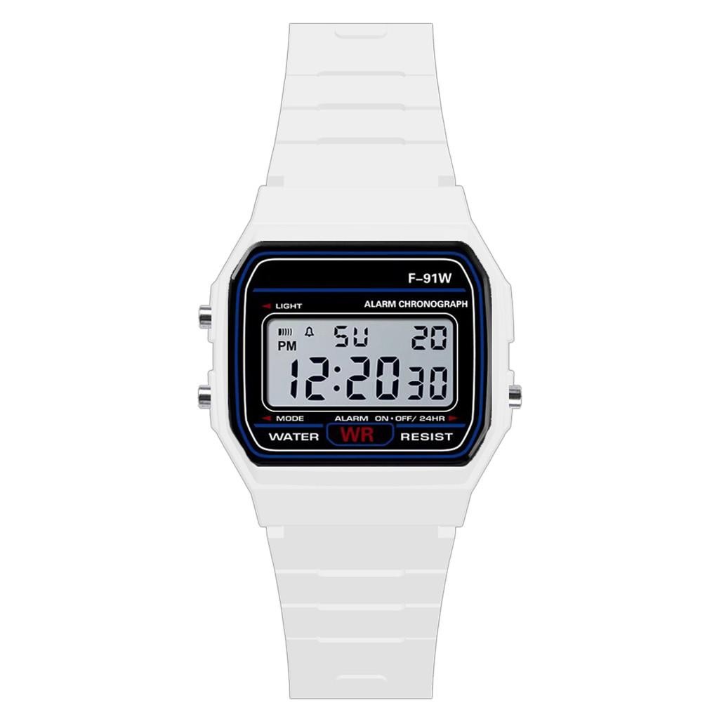 F 91W Classic Digital Resin Strap Watch Stopwatch Chronograph Sport Unisex Men