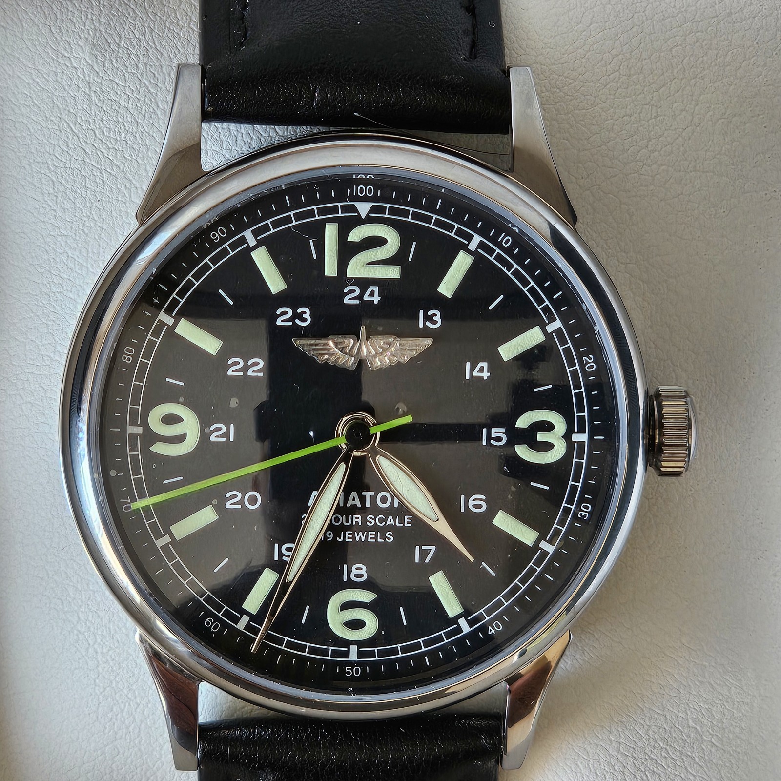 Watch Aviator Mechanical RAKETAUSSR Soviet Wrist Russian Rare Men’s