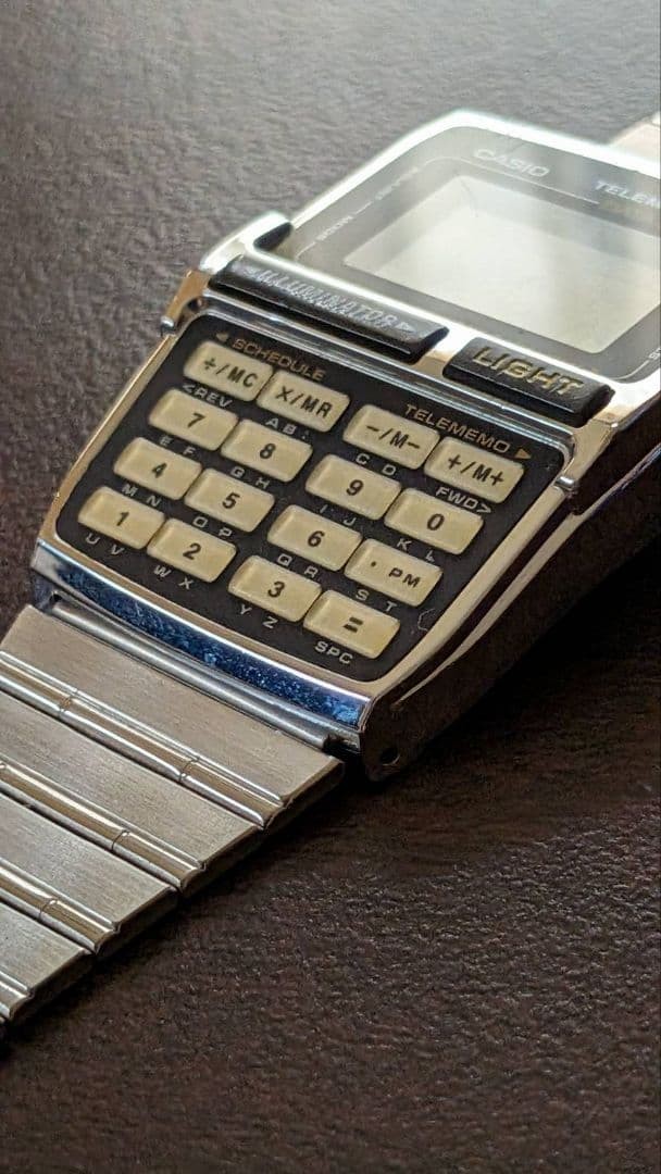 CASIO DBC-630 Data Bank Calculator Men’s Watch Retro Vintage