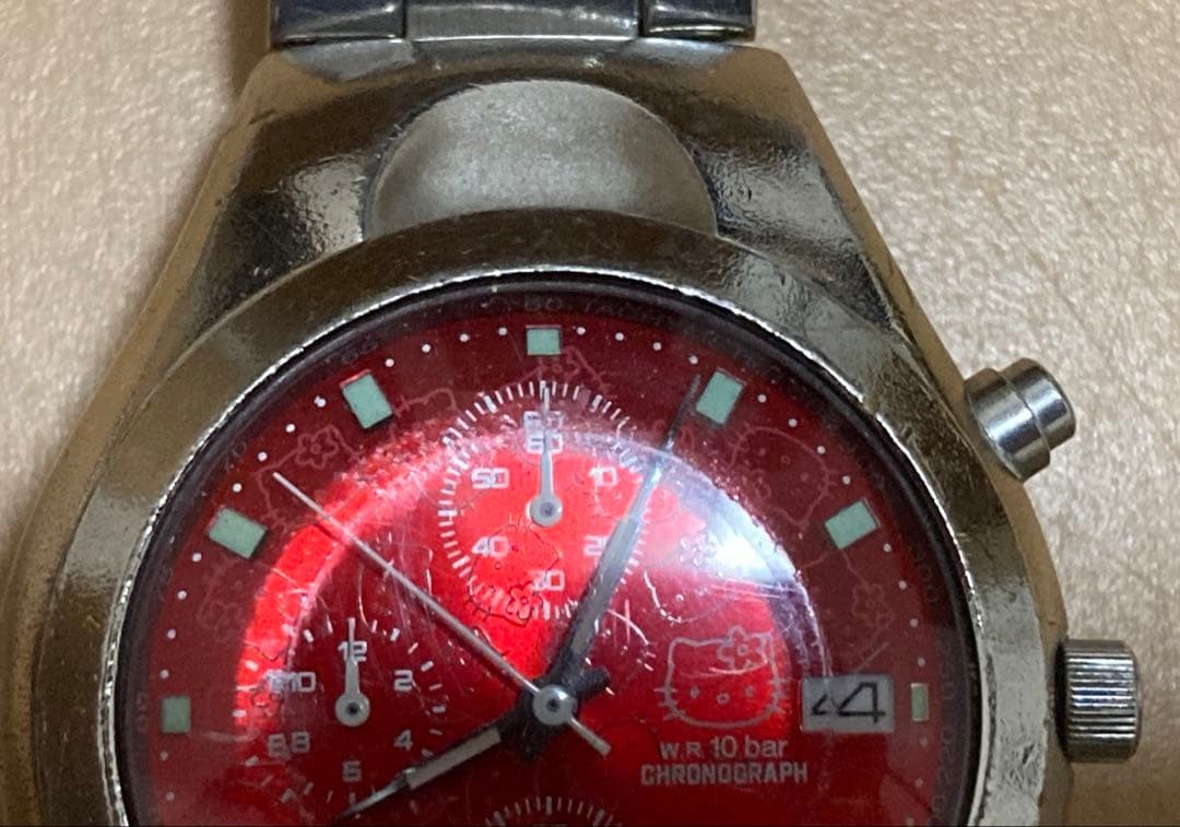 CITIZEN Hello Kitty Limited Edition Watch 2000 Pieces Quartz Battery Replaced