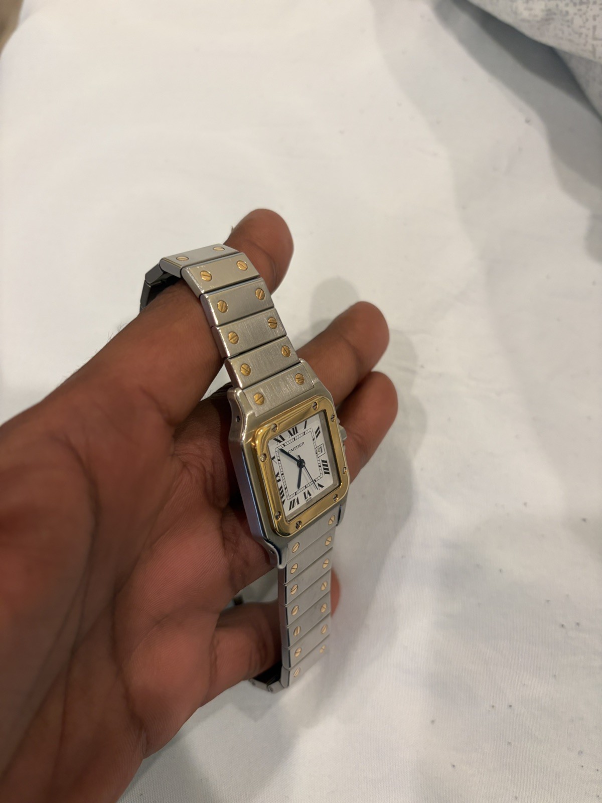 1996 Cartier Santos Carrée Ref. 2961 – Two-Tone Automatic | Fresh 2024 Service