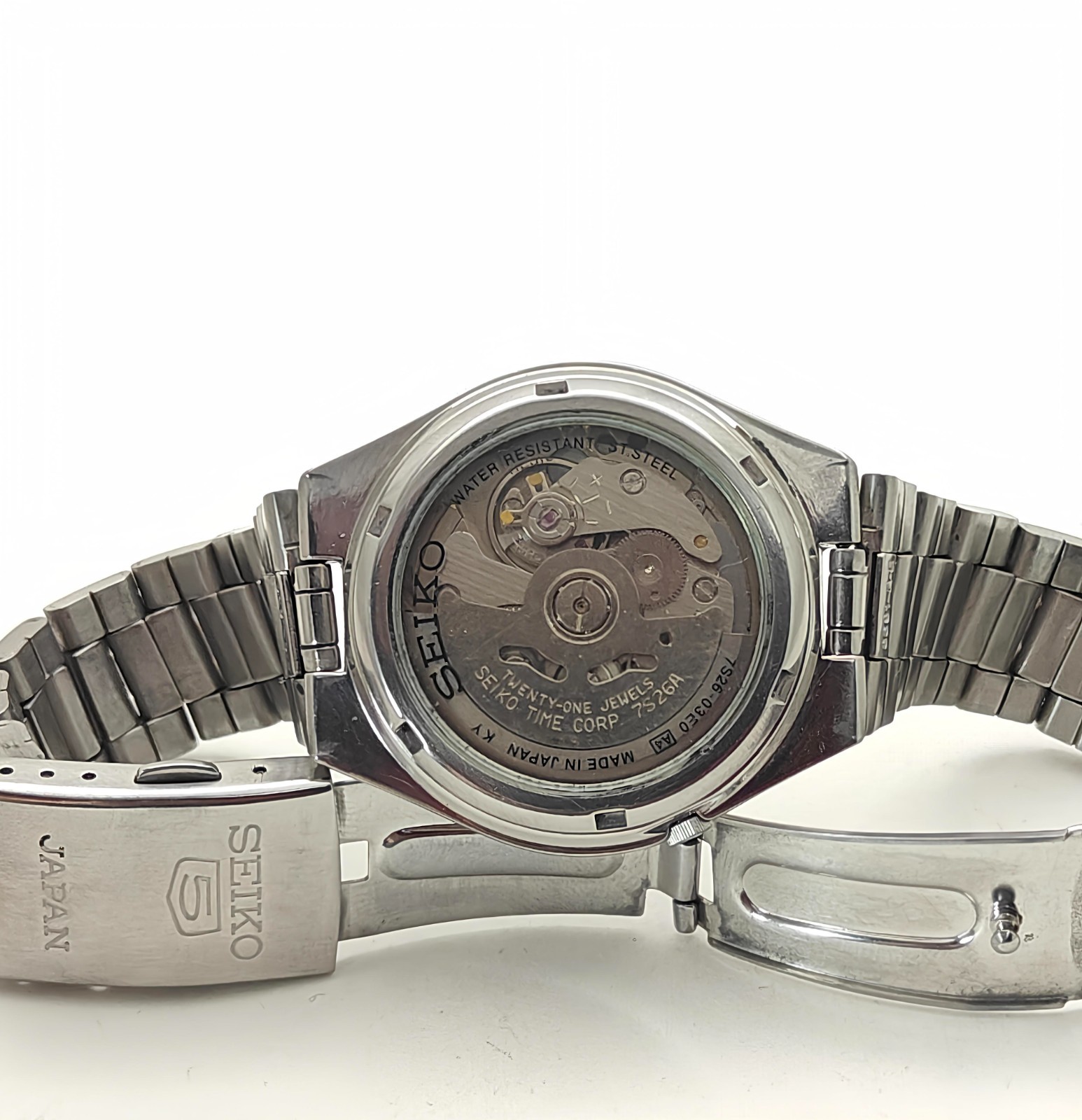 Seiko 5 Vintage Automatic Black Dial – 1990, Japan-M |Ref 7S26-03E0 | 21Jewel