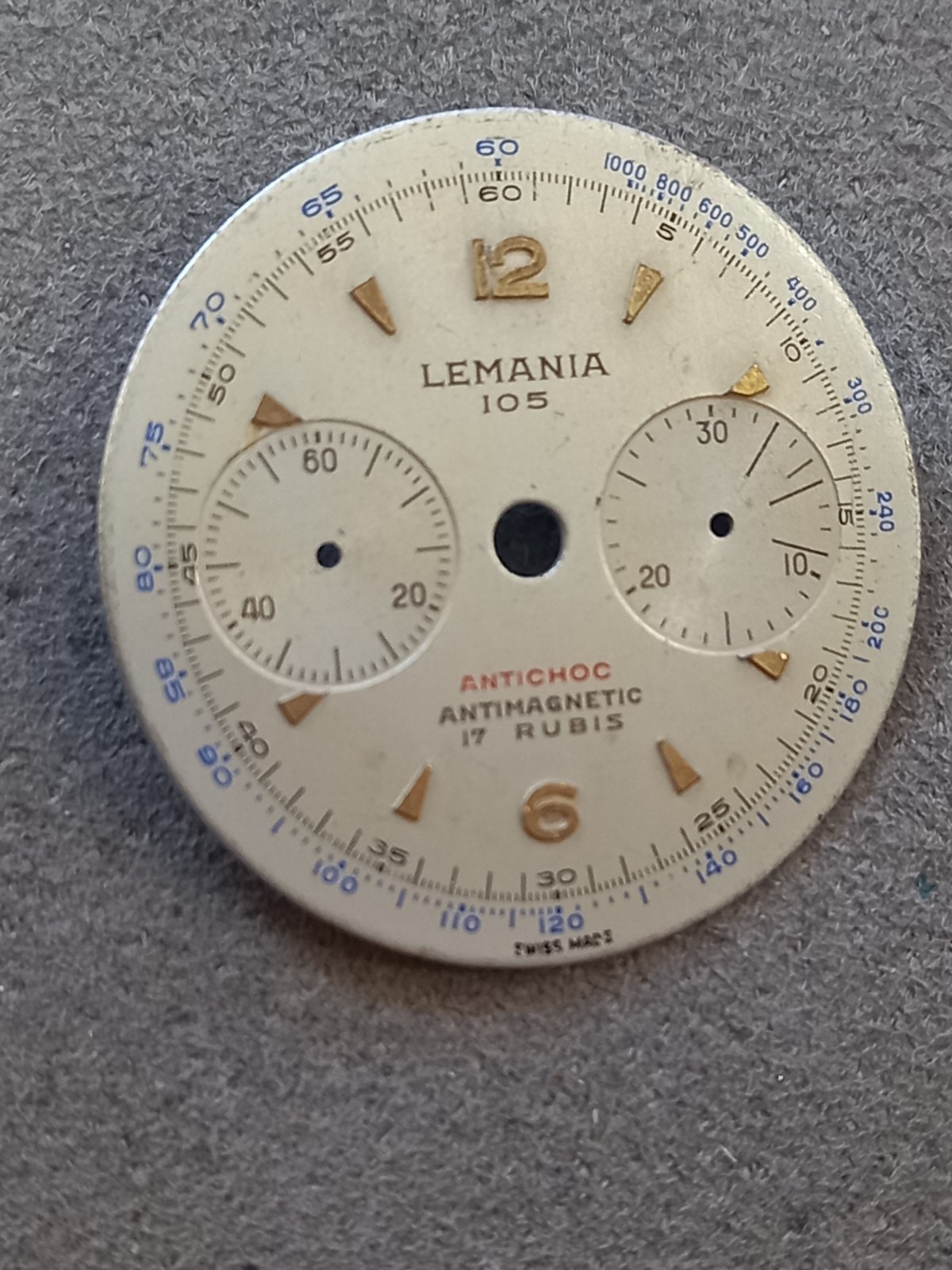 Lemania 28mm Dial