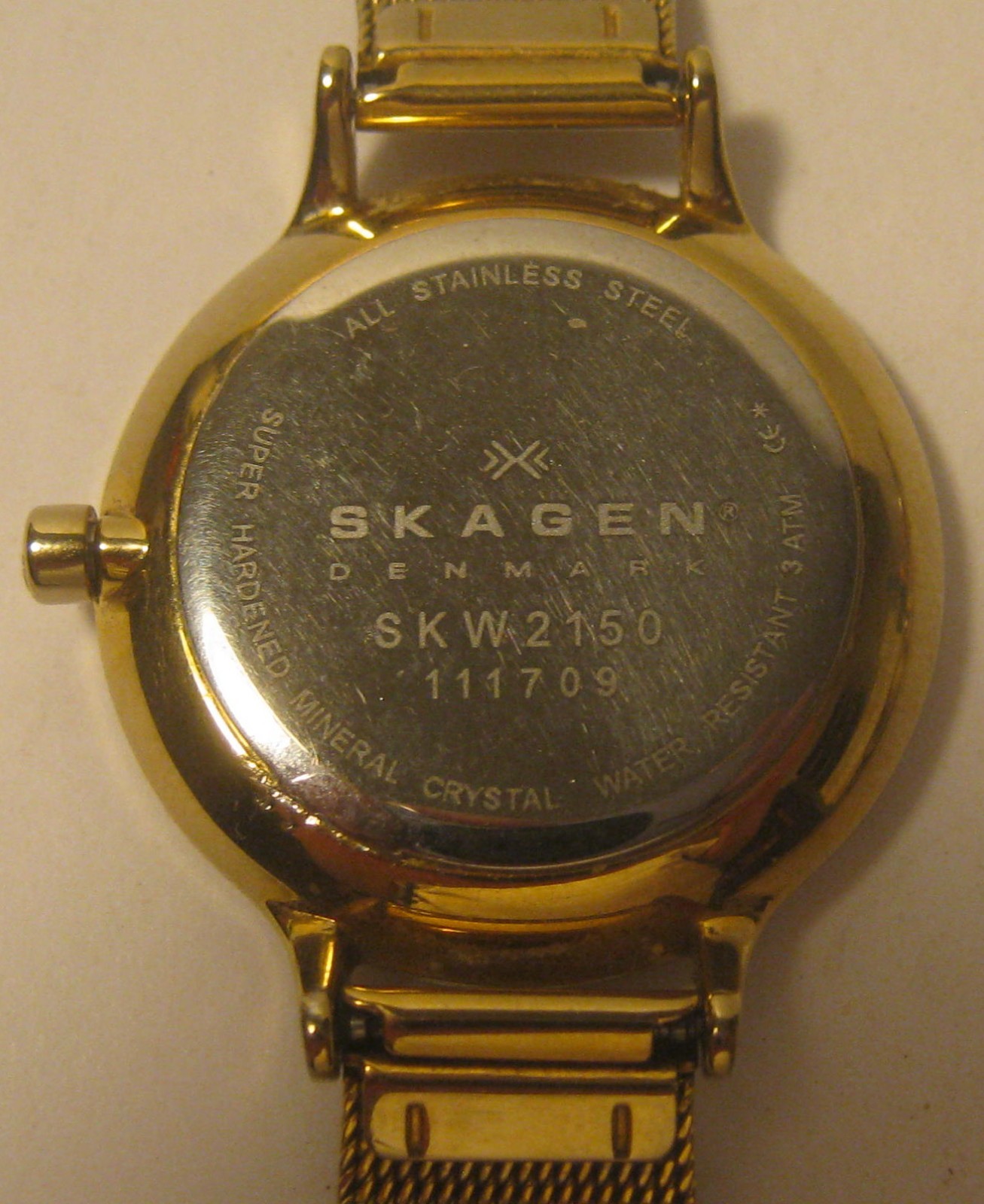 Classic SKAGEN Denmark ALL Stainless Steel Watch ANITA SKW 2150 NEW BATTERY