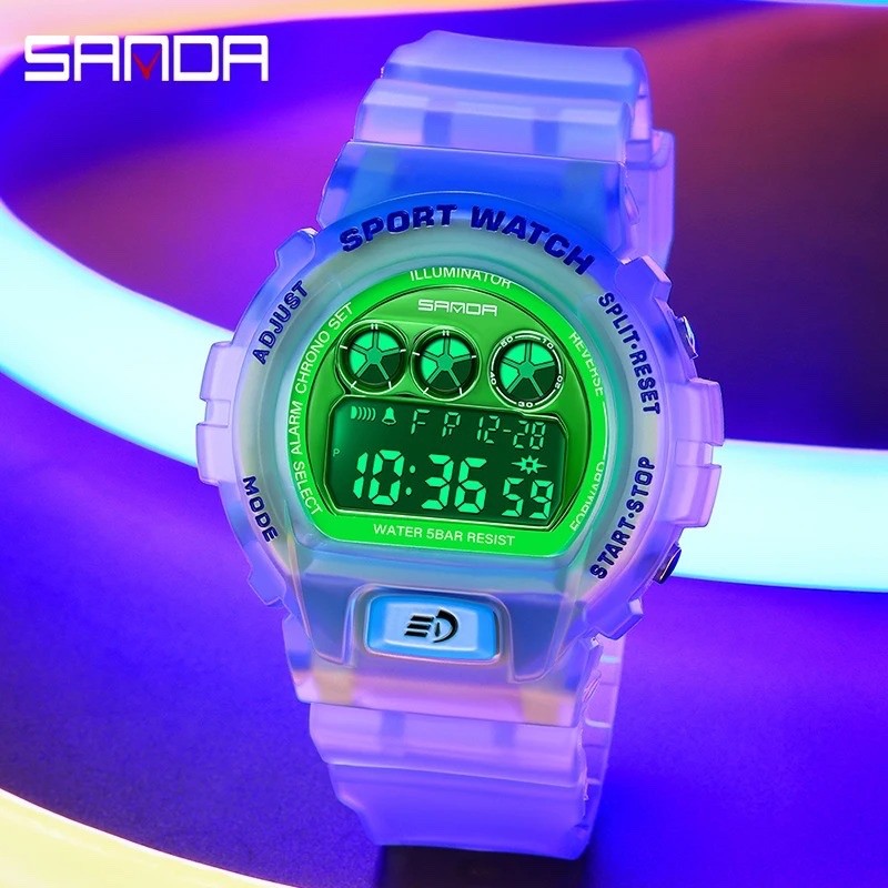 Analog Digital Led Watch WaterProof