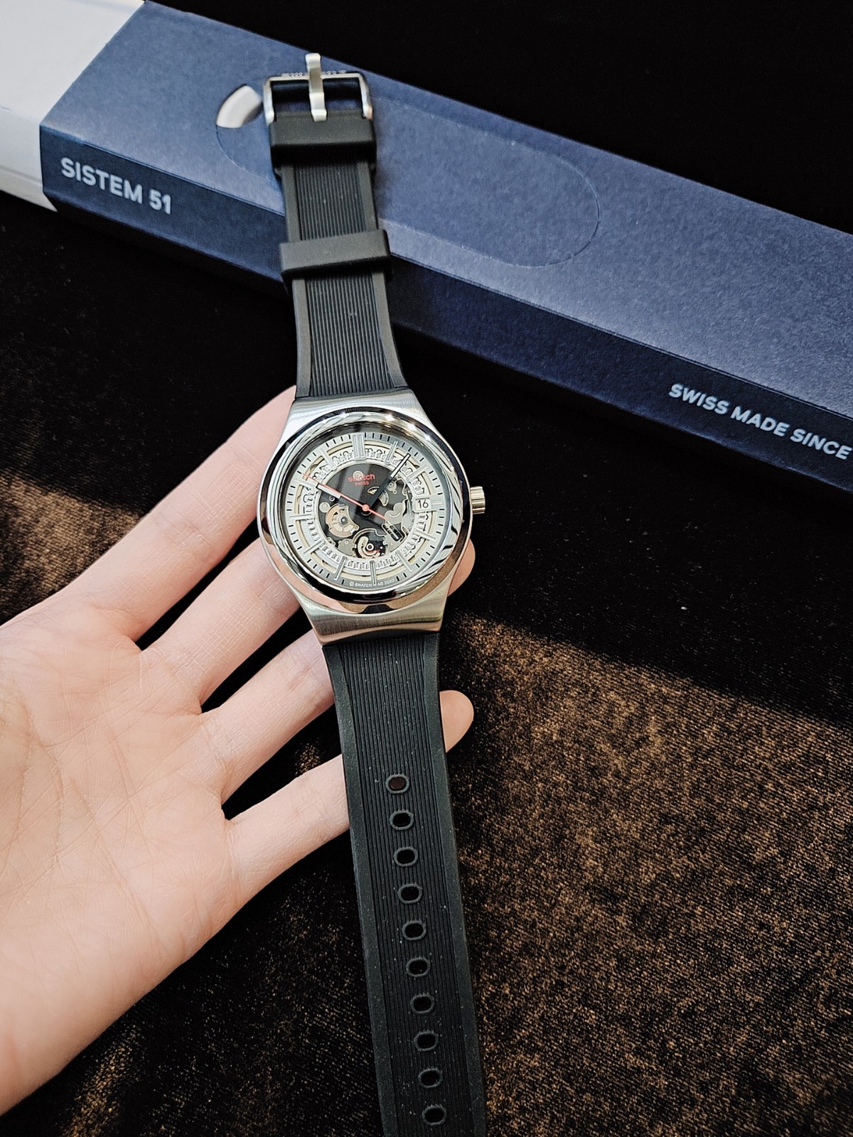 Swatch SISTEM 51 Automatic Irony SISTEM THROUGH AGAIN YIS431 NEW IN BOX