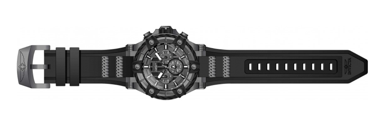 Invicta Bolt Cable Surge Men’s 52mm Triple Black Stealth Chronograph Watch 35550