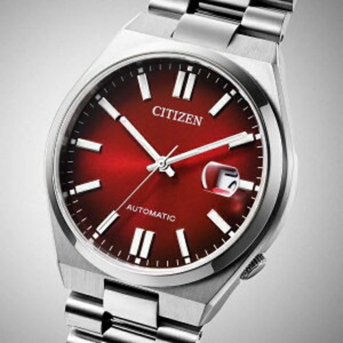 Citizen Tsuyosa NJ0150-56W Automatic Sapphire Red Dial Men’s Japan New