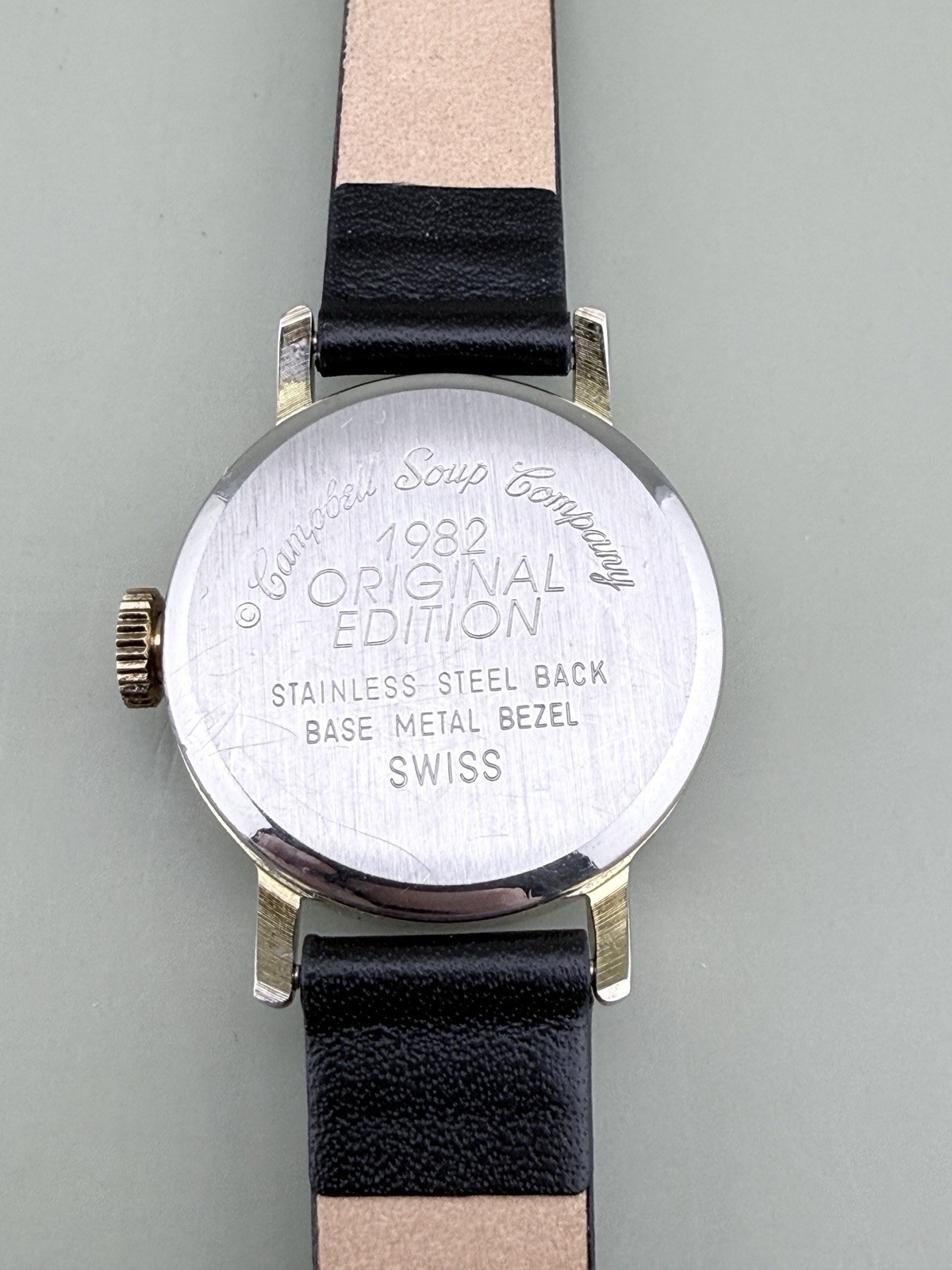 Campbell Soup Original Edition 1982 Swiss Manual Watch New & Original Strap