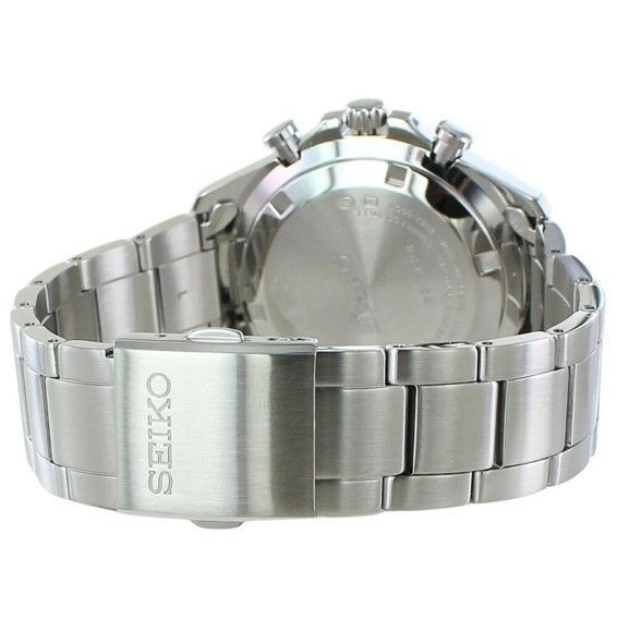 SEIKO Selection SBTR027 Chronograph Men’s Wristwatch Grey Dial 10 ATM Water Resi