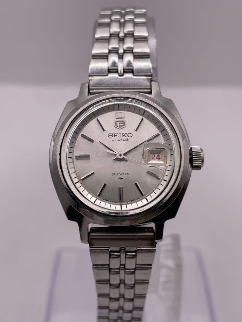 SEIKO Chorus 2118-0260 Manual Wind Silver Women’s Watch