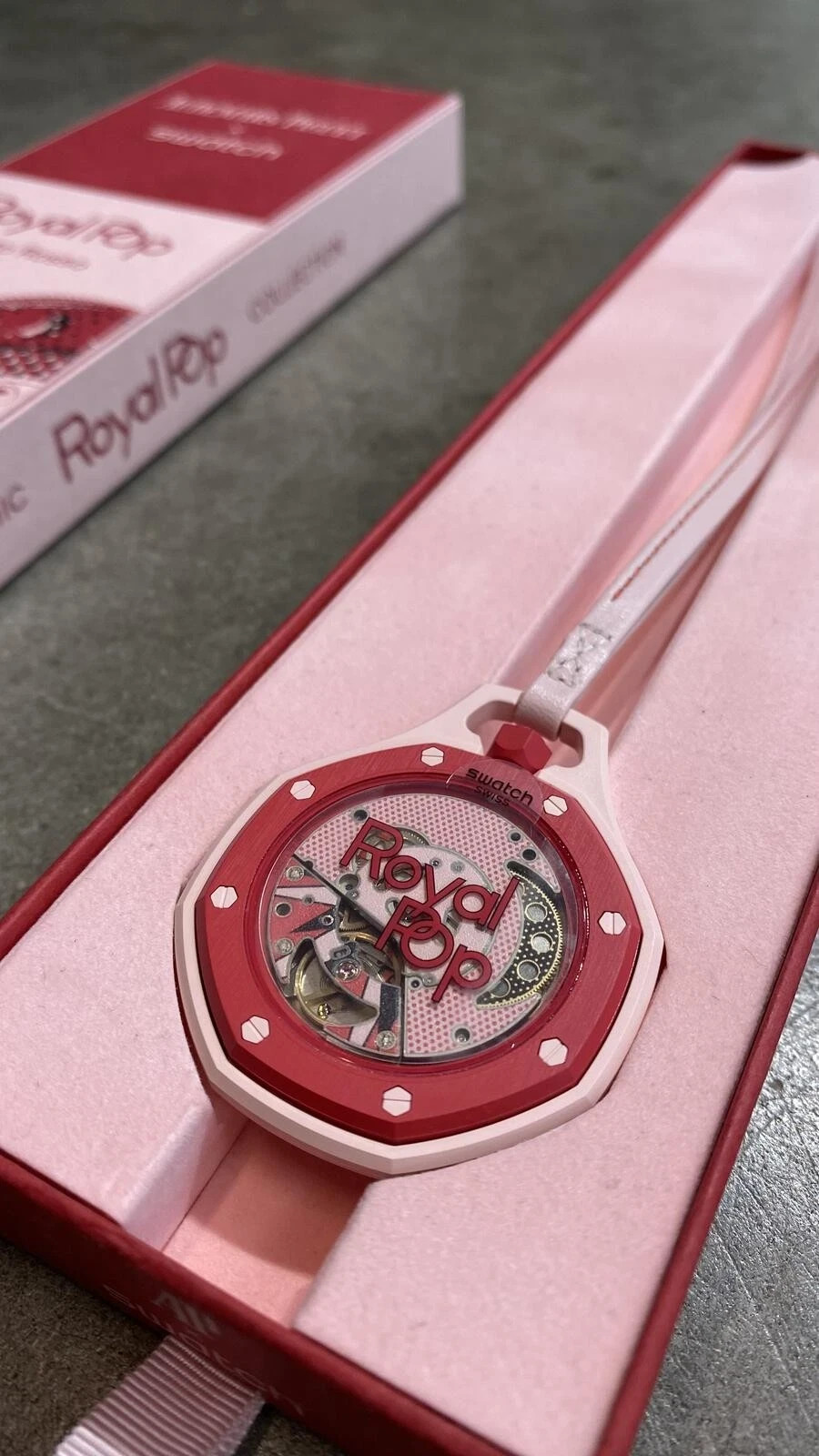 Audemars Piguet X Swatch Royal Pop Pocket Watch red BNWB