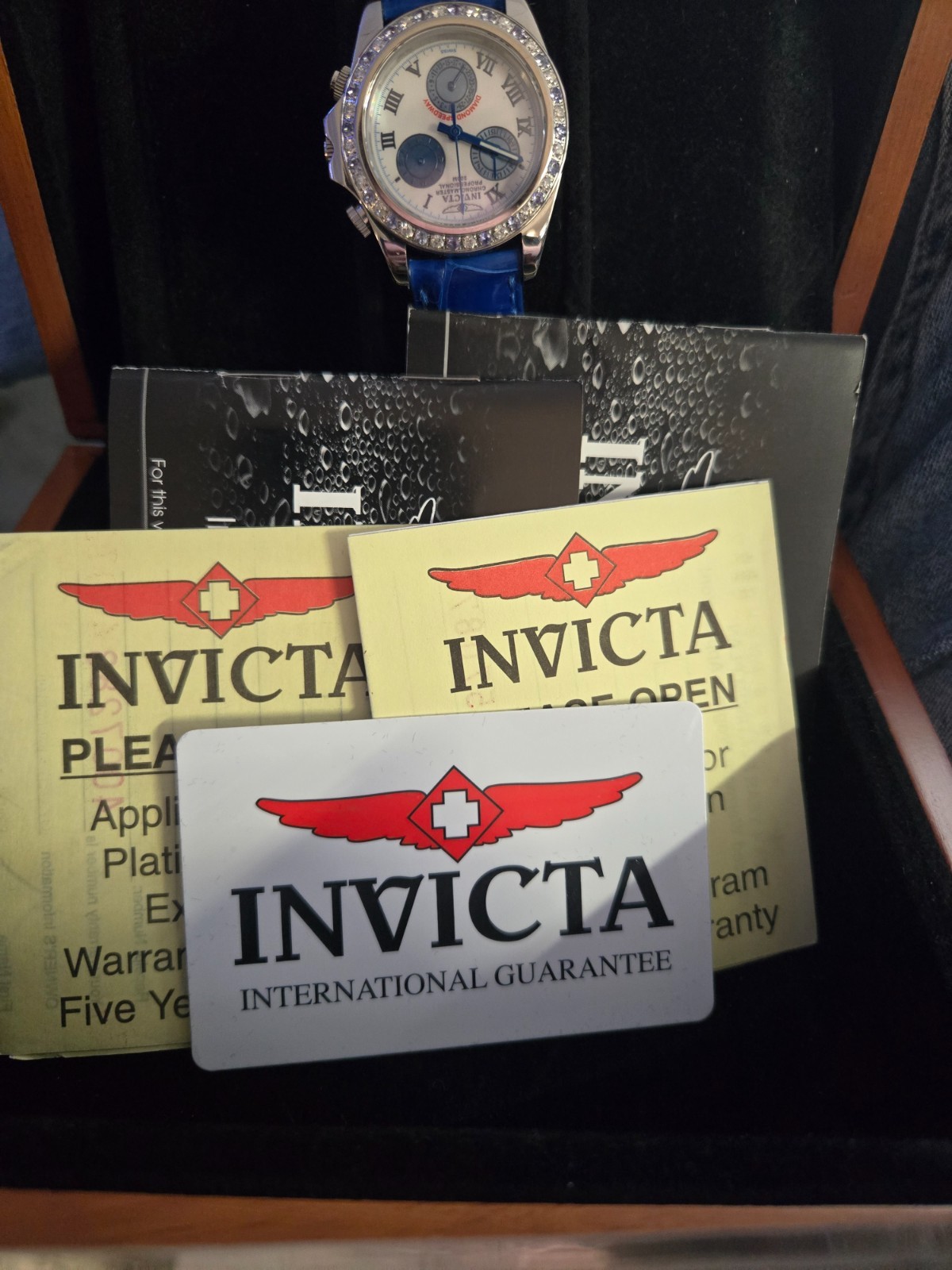 Invicta Womens Diamond Speedway Sapphire 2088