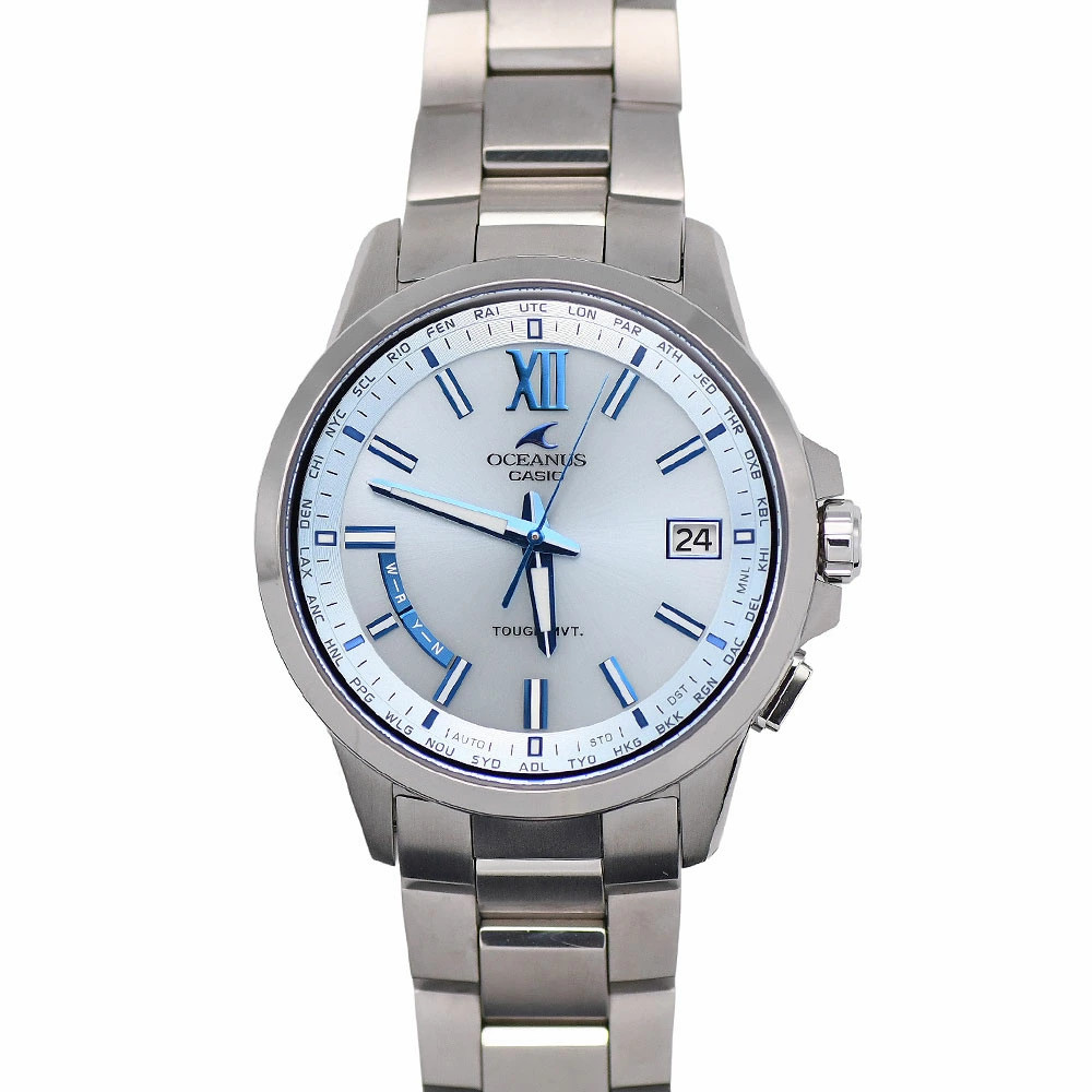 Casio Oceanus OCW-T150-2AJF Solar Radio Titanium Watch Used Japan