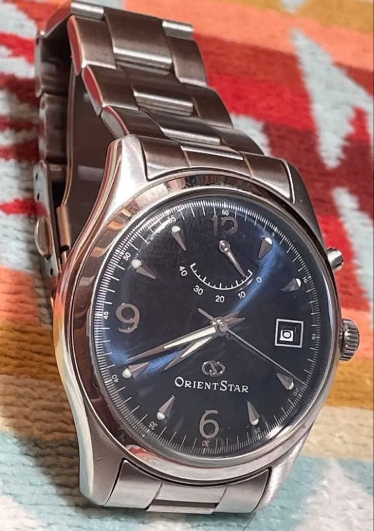 Orient Star Classic EX0C-C0 CS Blue Dial Automatic Men’s Watch Used Working #41