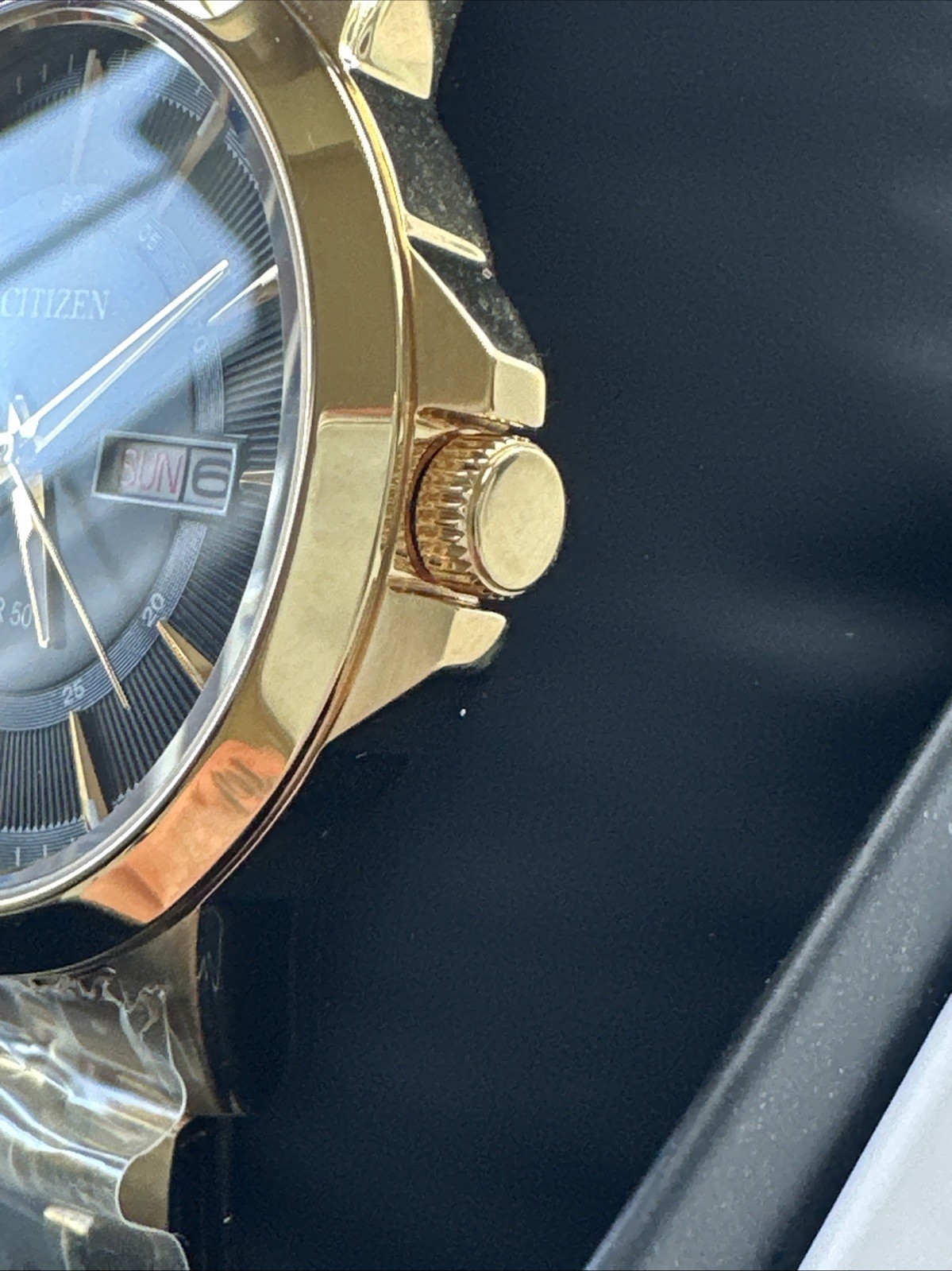 Citizen Quartz Black Dial Gold-tone Men’s Watch BF2013-56E