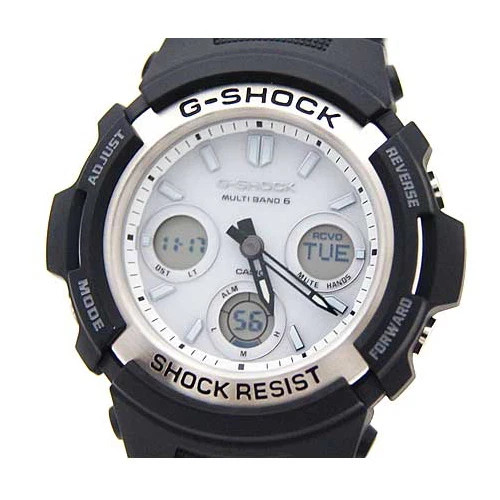 CASIO G-SHOCK AWG-M100S-7AJF White Dial Tough Solar Atomic Radio Men Watch NEW
