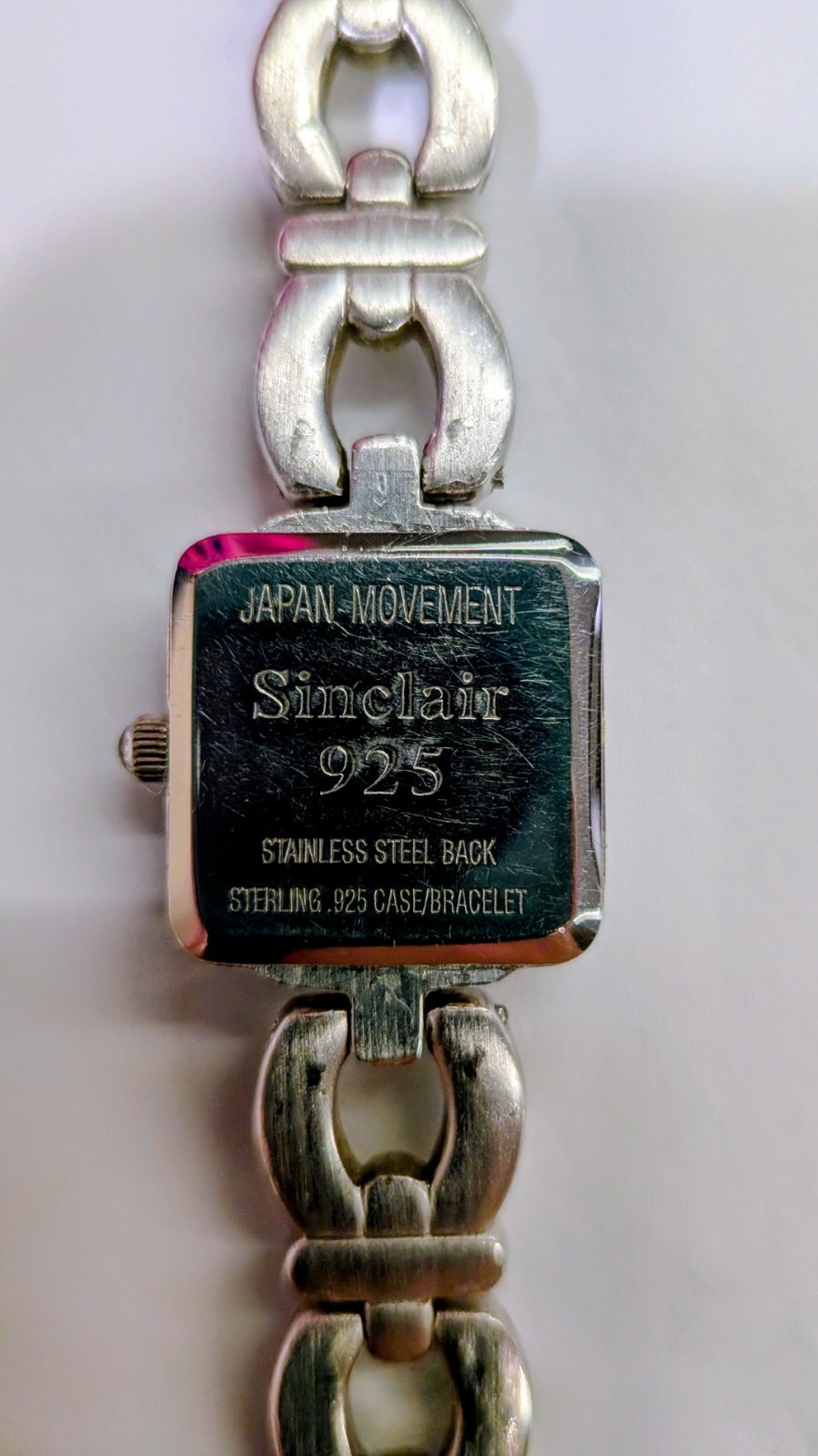 Vintage Sinclair 925 Sterling Silver Ladies Watch – Japan Quartz – New Battery