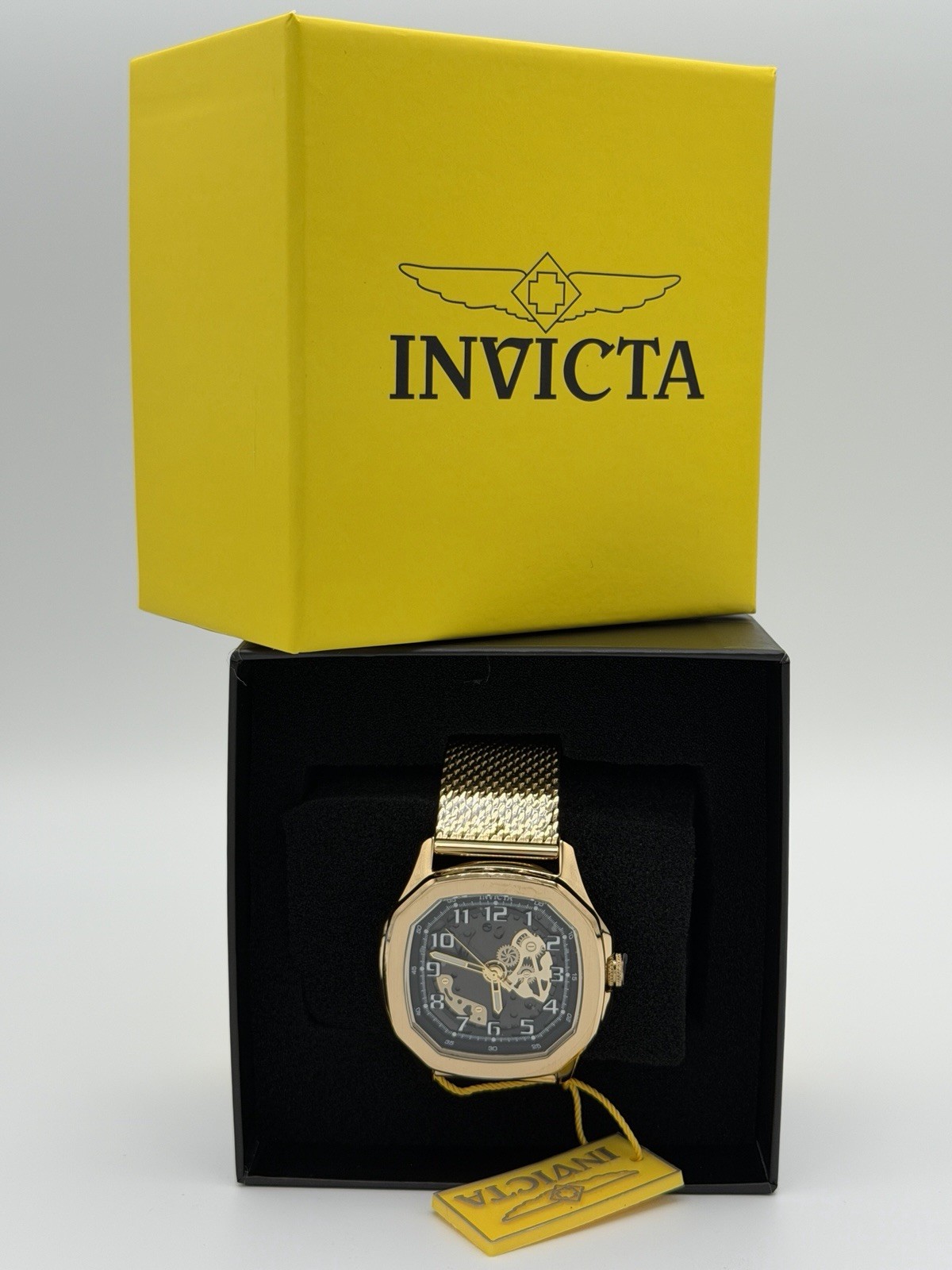Invicta S1 Rally Diablo Men’s Watch – 45.5mm, Gold (48441) New