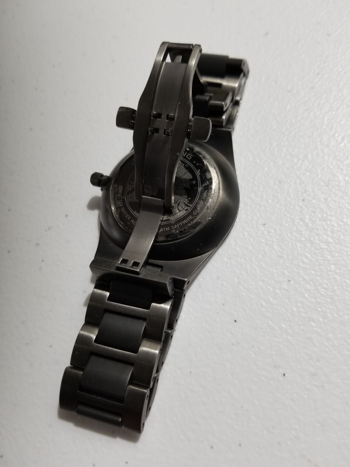 Bering Ceramic Brushed Black Men’s Watch 32339-788 Water Resistant Sapphire Glas