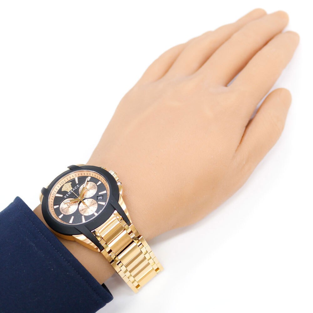 [B1Y] Versace Character Watch Stainless Steel VEM8 Quartz Men’s [g4n]