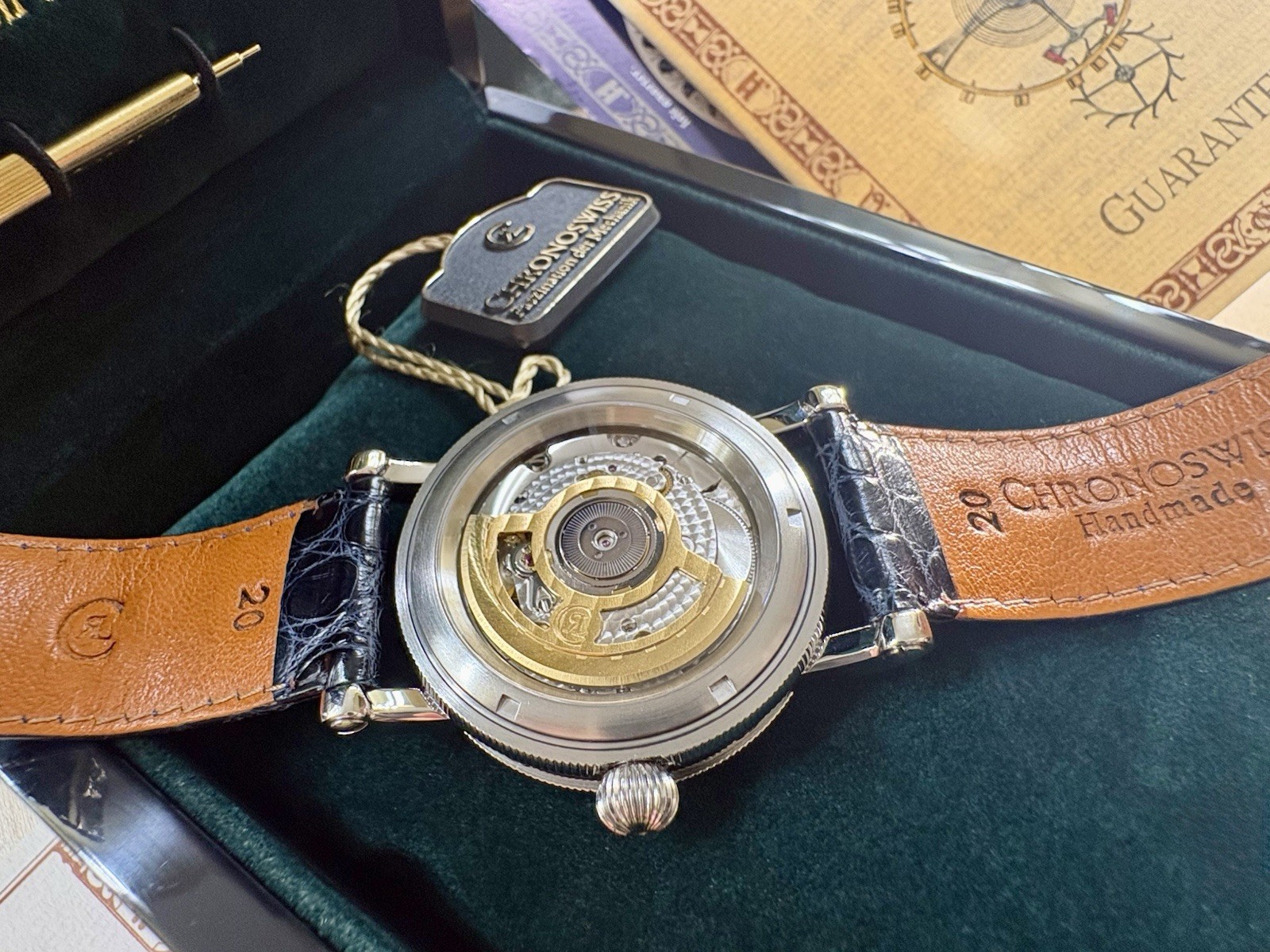 Chronoswiss – Lunar Moon Phase Triple Calendar – CH 9323 – C.931 – Box & Papers