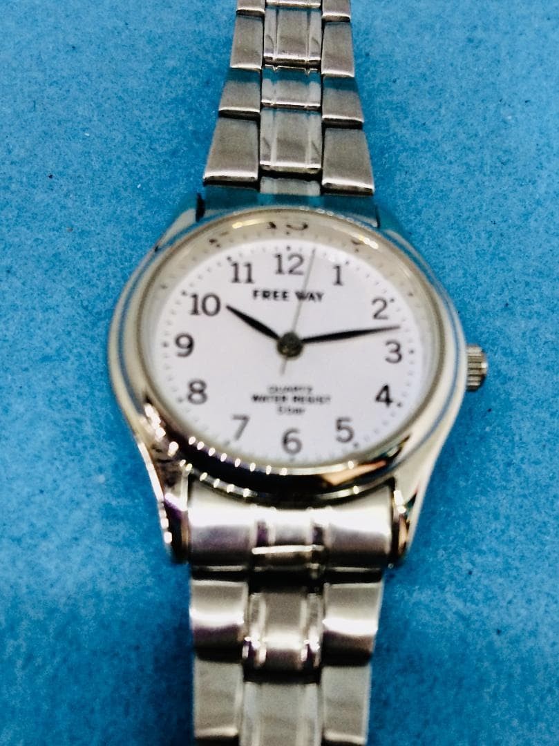 G22) Citizen (*’▽’) FREE WAY Battery Replacement Silver Ladies’ nu