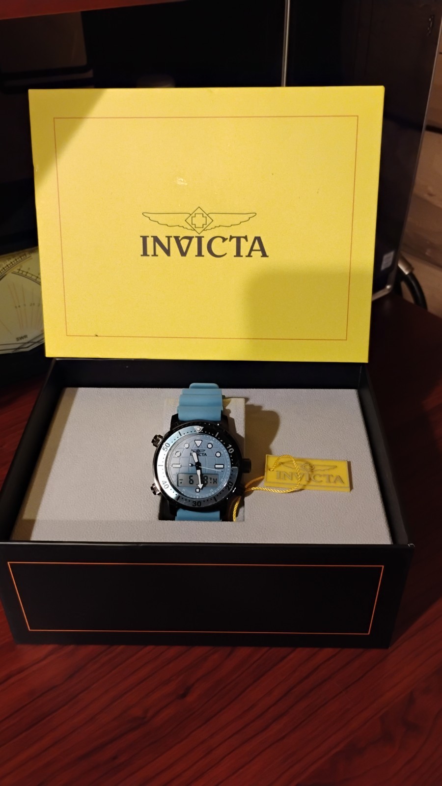 Invicta Men’s Pro Diver 46.5mm Digital Chronograph Watch IN-49446 Authentic
