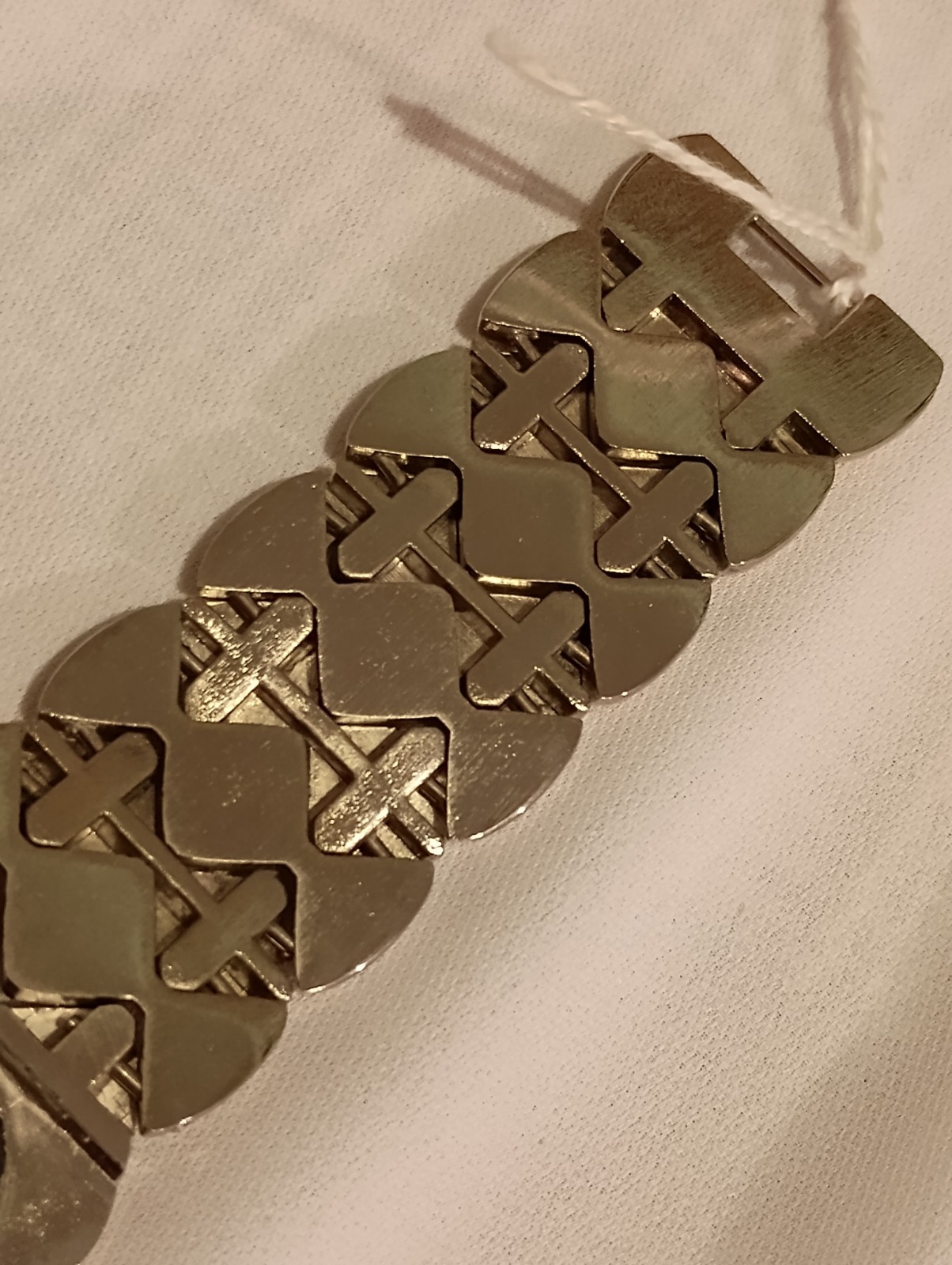 Vintage Joan Rivers Classics Two-toned Wide Band Chunky Quartz Watch! Fabulous!!