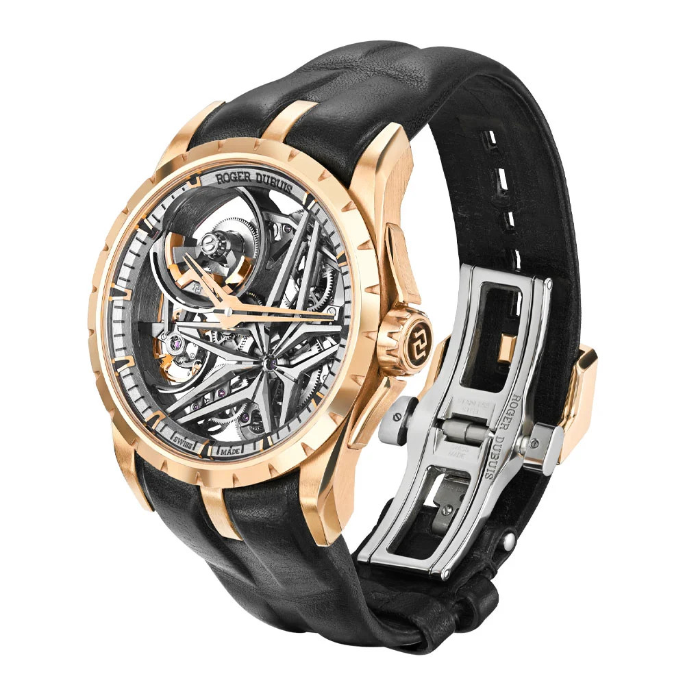 Roger Dubuis Excalibur Monobalancier Watch 42MM Skeleton Index Hour Markers …
