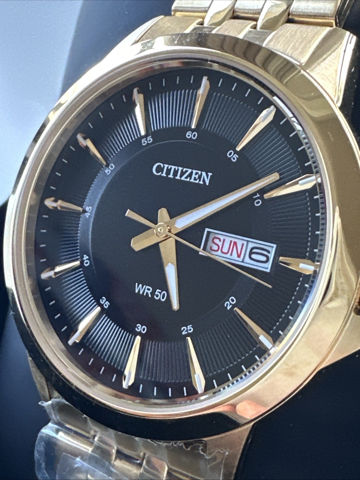 Citizen Quartz Black Dial Gold-tone Men’s Watch BF2013-56E
