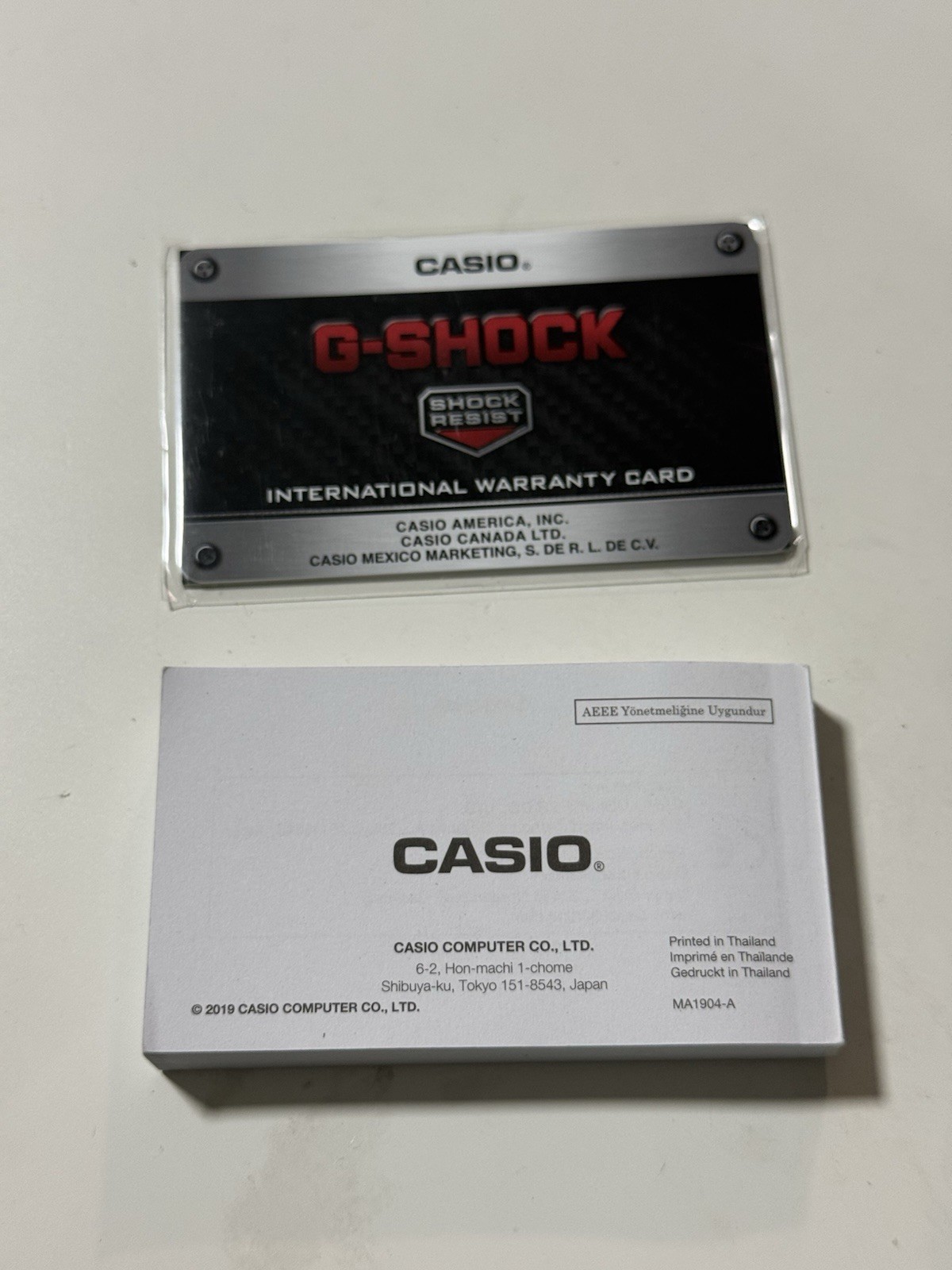 CASIO G-SHOCK GM-2100BB-1A Blackout Metal Case Analog Digital Watch w/ Box