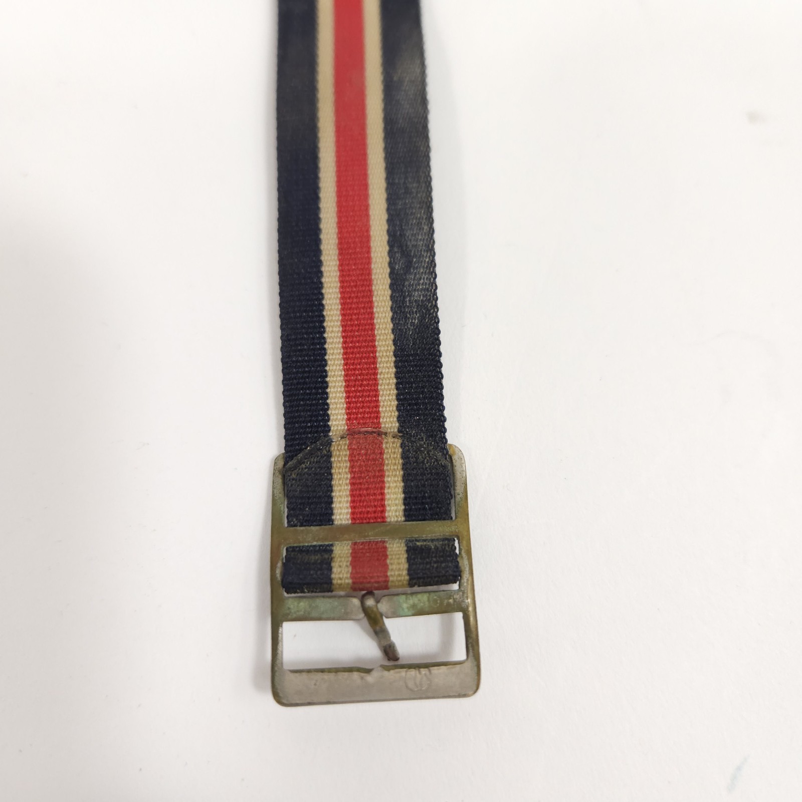 Vtg Timex Quartz M Cell Quartz Watch Rainbow Striped Band Assembled Philippines