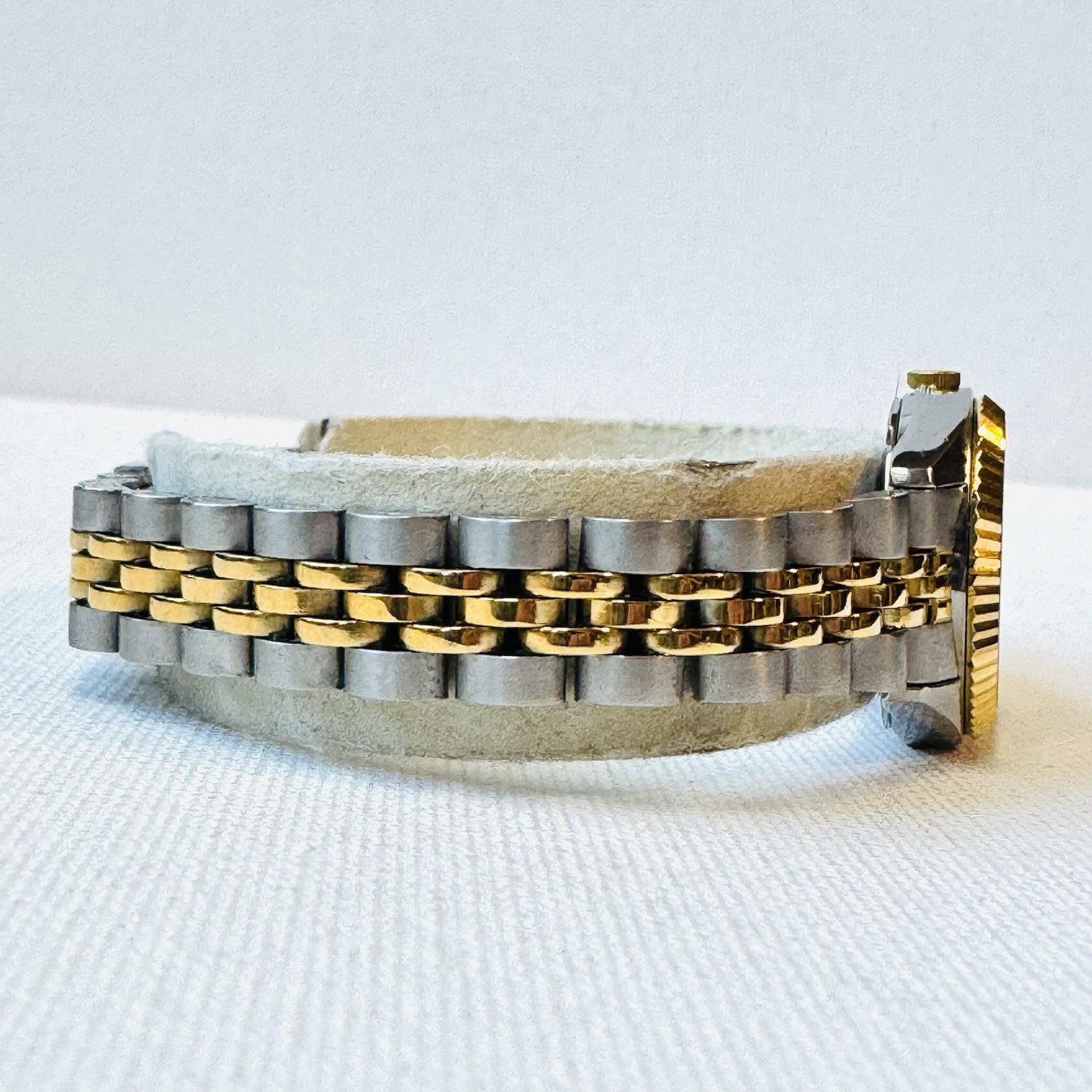 Vintage Seiko Pulsar Women’s President Day/Date Watch Silver Gold V783-X003