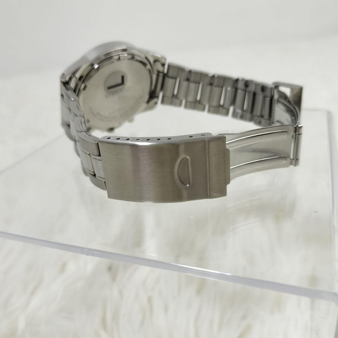 Seiko 7T92-0DW0 Chronograph Black Dial Stainless Steel 38.9mm Used Authentic