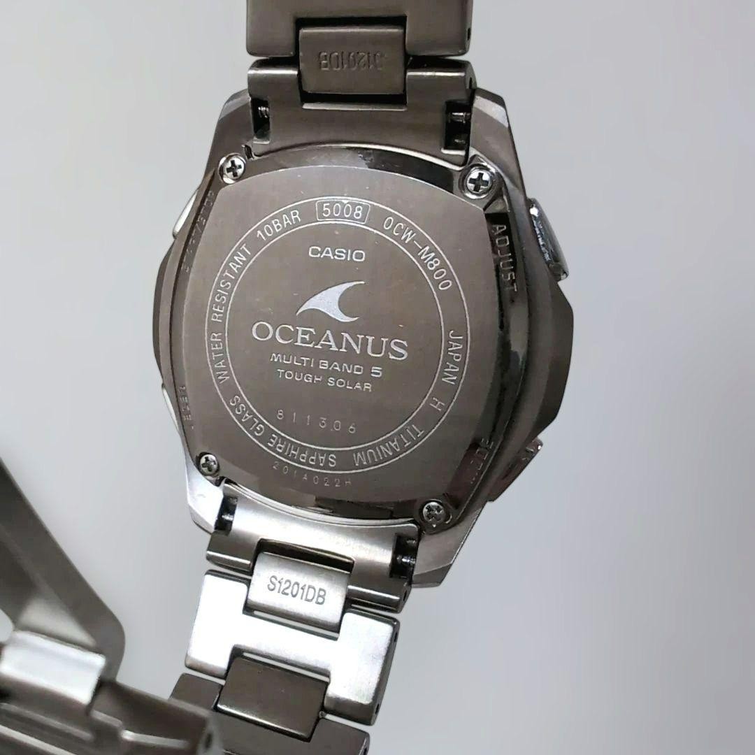 Casio Oceanus OCW-M800TGJ-7AJF Solar Atomic Multiband 5 Titanium Watch Japan