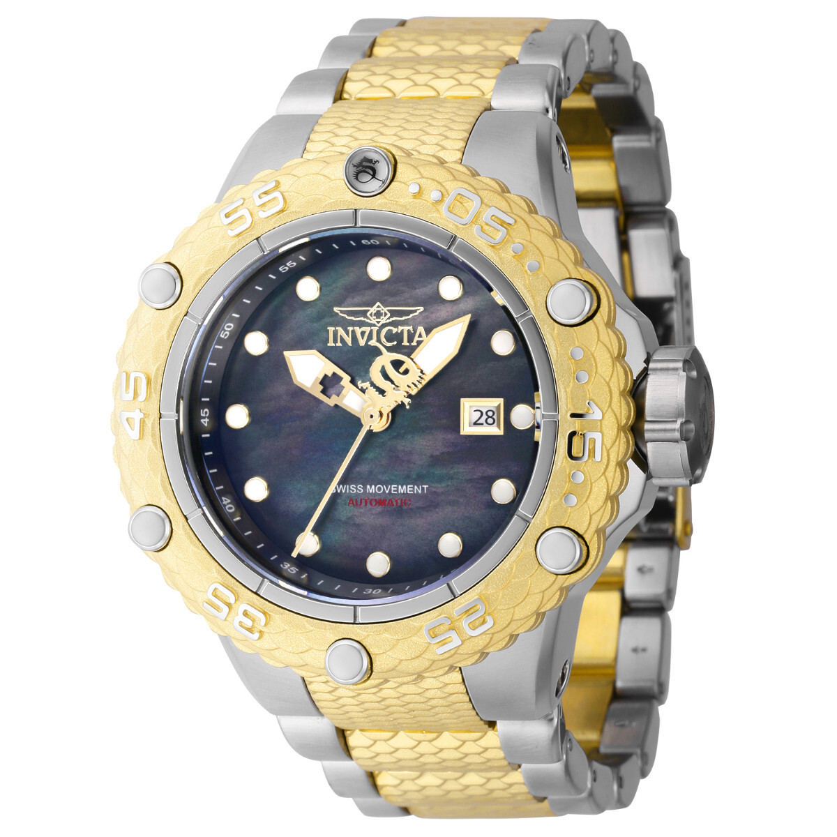 Invicta Subaqua Noma Swiss Made Auto / Mother of Pearl dial 500M 40066 SCARCE!!