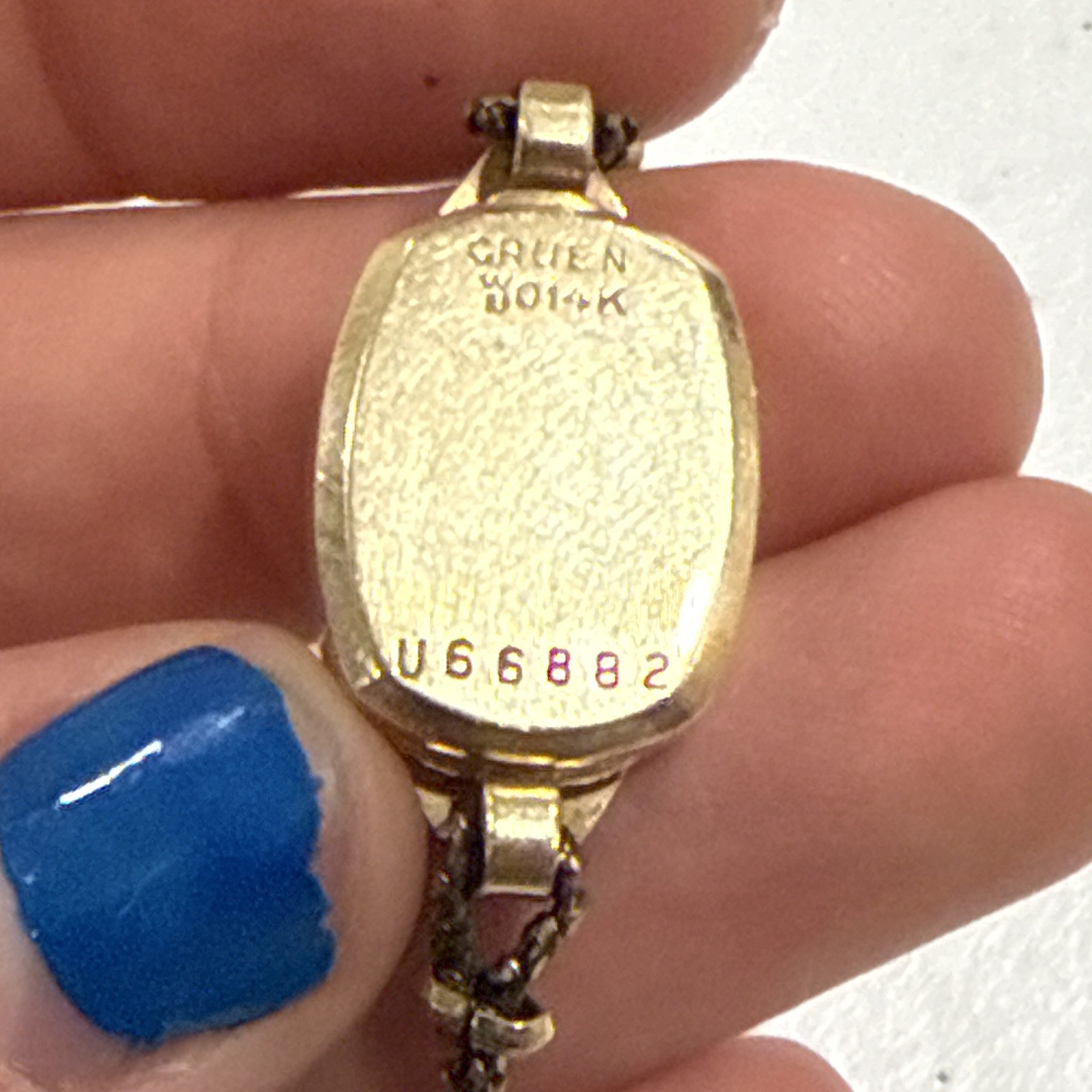Vintage Gruen Ladies 14K Gold Wristwatch