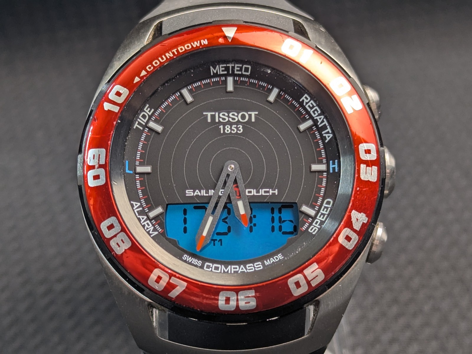 Tissot Sailing-Touch T056.420.27.051.00 Chronograph Box Set NEW UNCUT STRAP