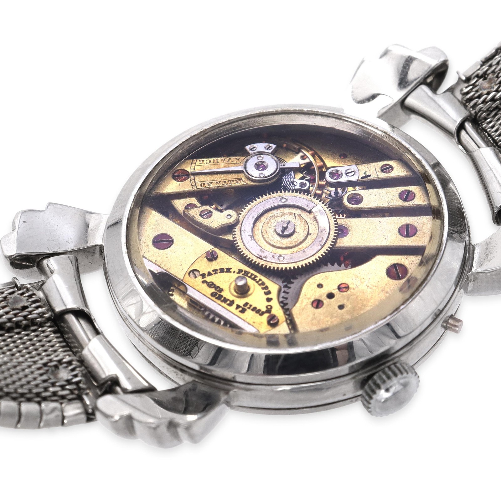 Vintage Patek Philippe Skeleton Back Hand Wind Men’s Conversion Watch