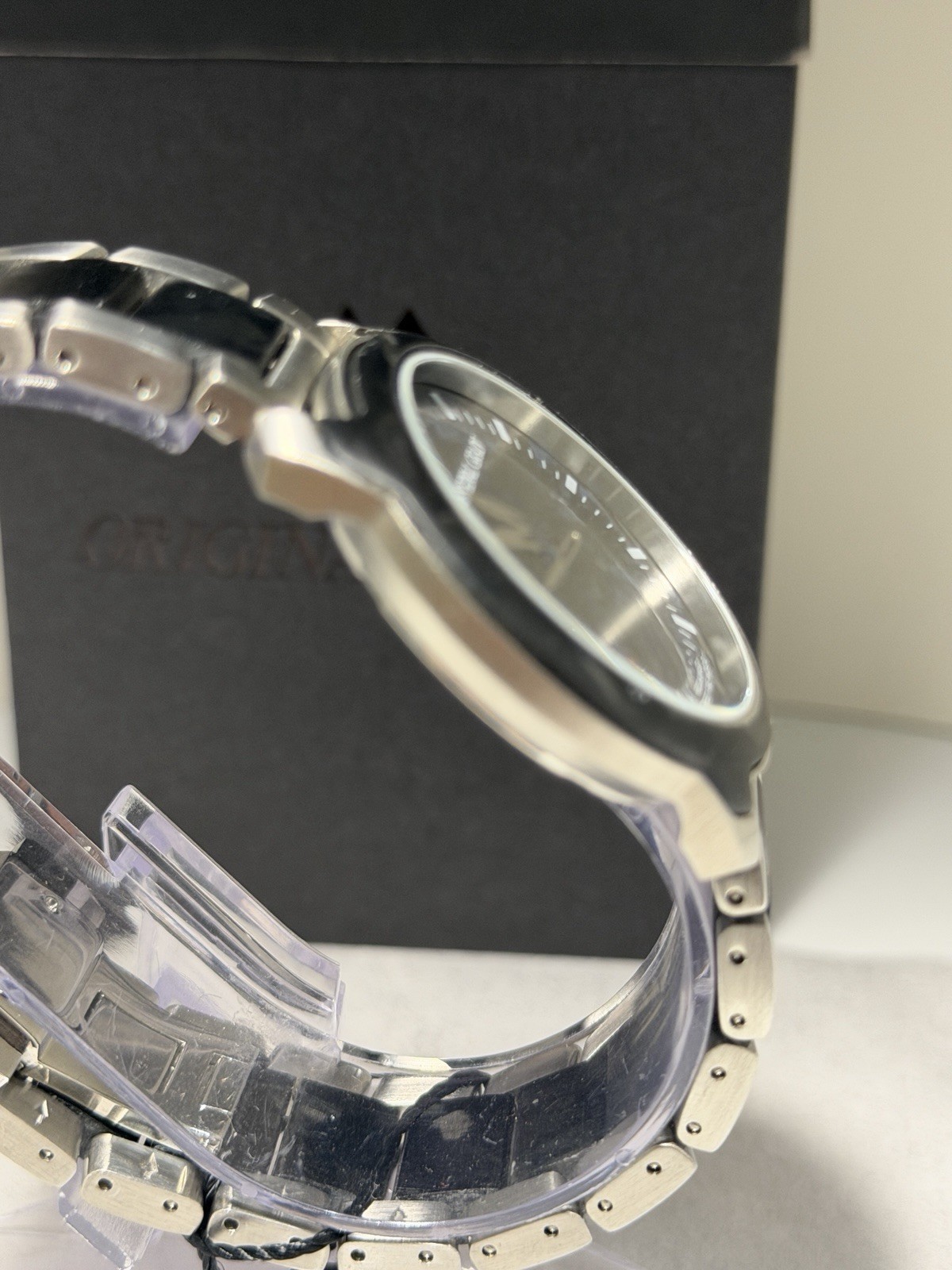Original Grain Forest Fire Resin 43mm Black/Blue!SLEEK! MSRP $179!! ⚫️?
