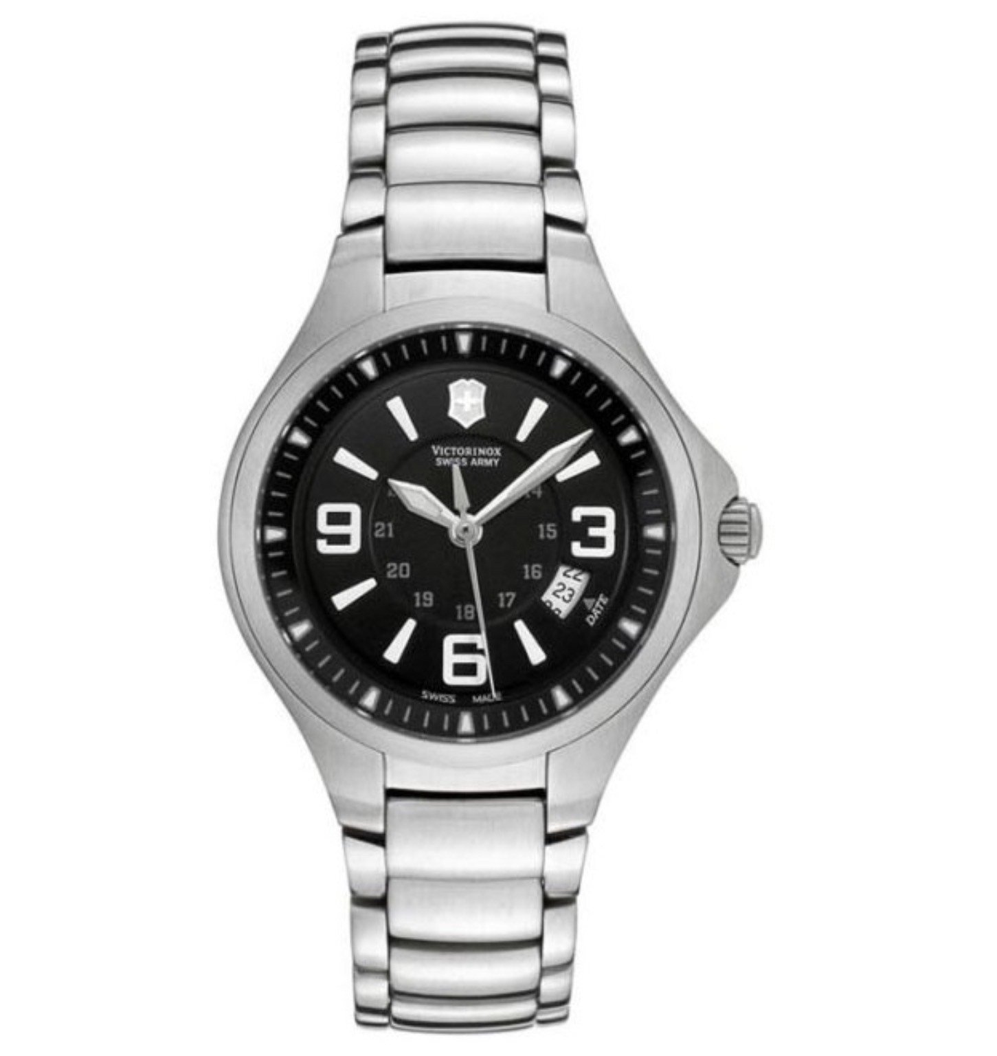 Victorinox Swiss Army Base Camp 241335 Men’s Watch Stainless 32mm No Box Mint
