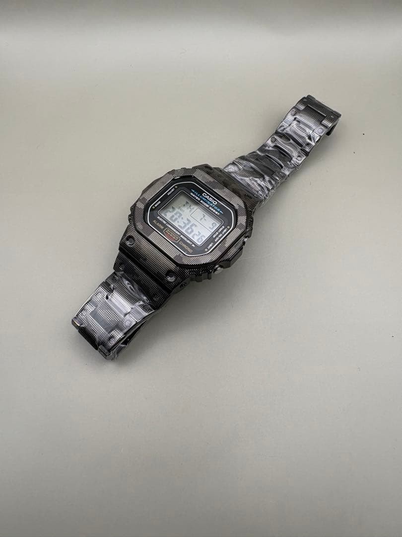 New battery included. CASIO G-SHOCK DW-5600E Camouflage Full Metal